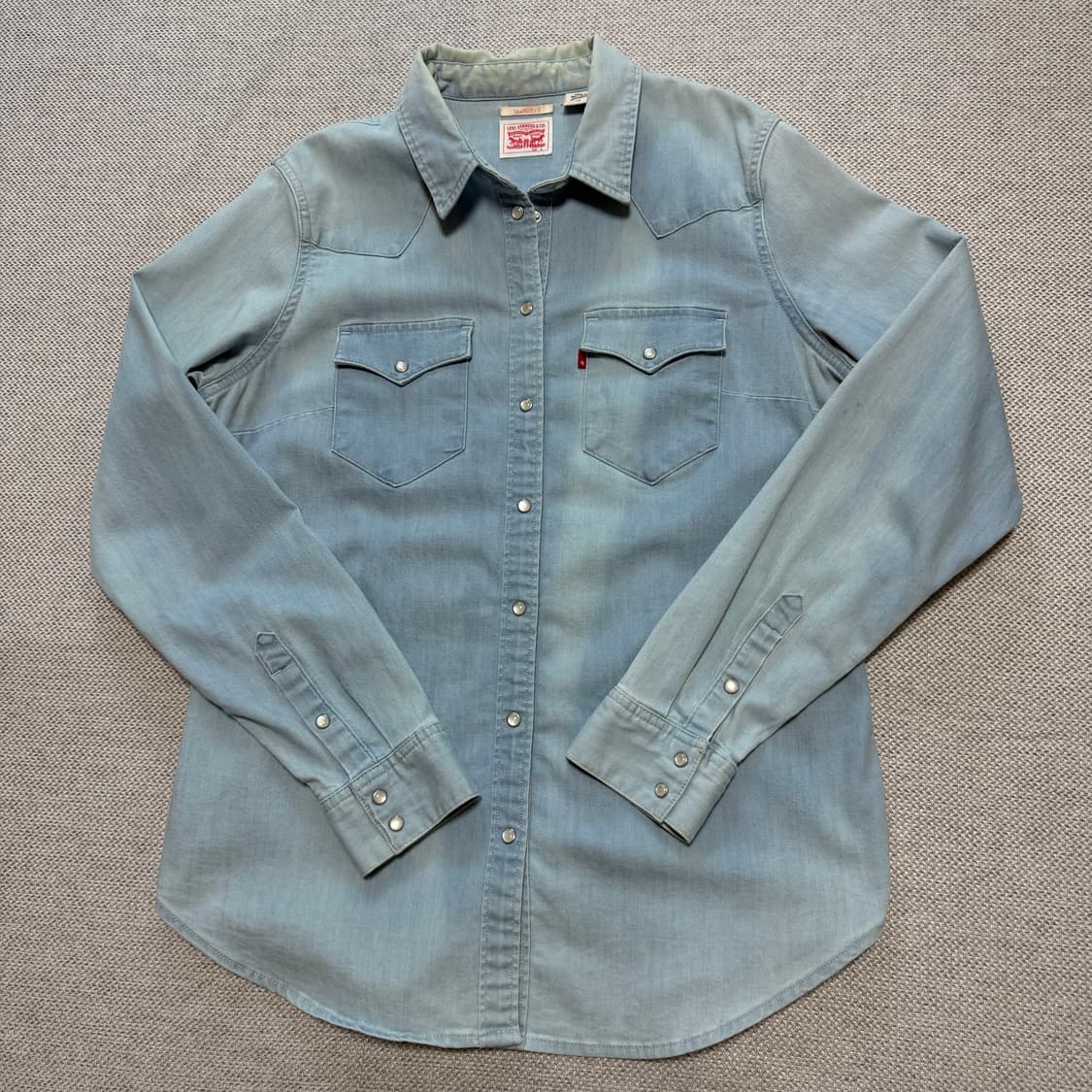 리바이스 여성 웨스턴 데님 셔츠 상품이미지1