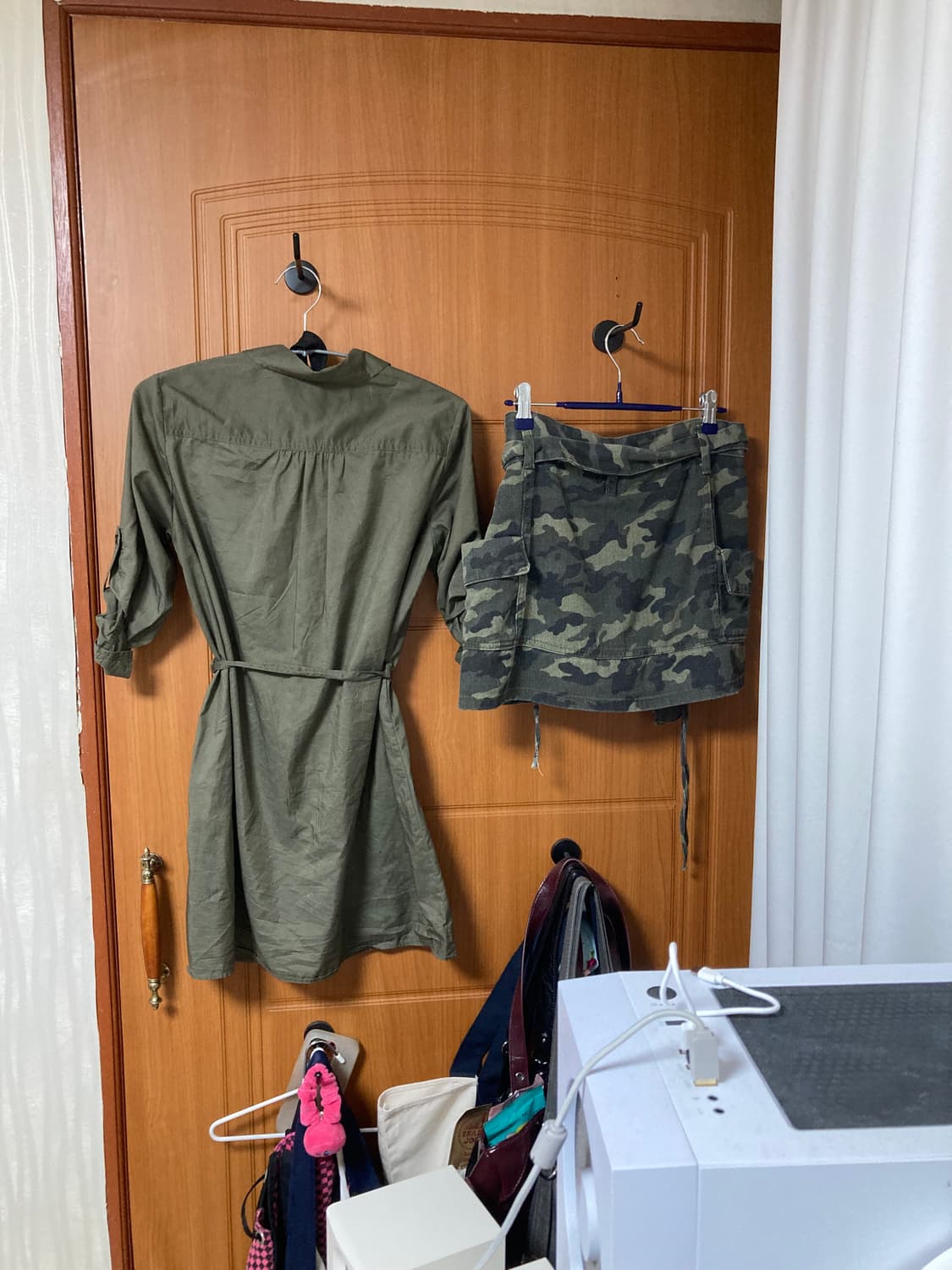 밀리터리 그런지 카키 프레피 코디셋 판매  상품이미지2