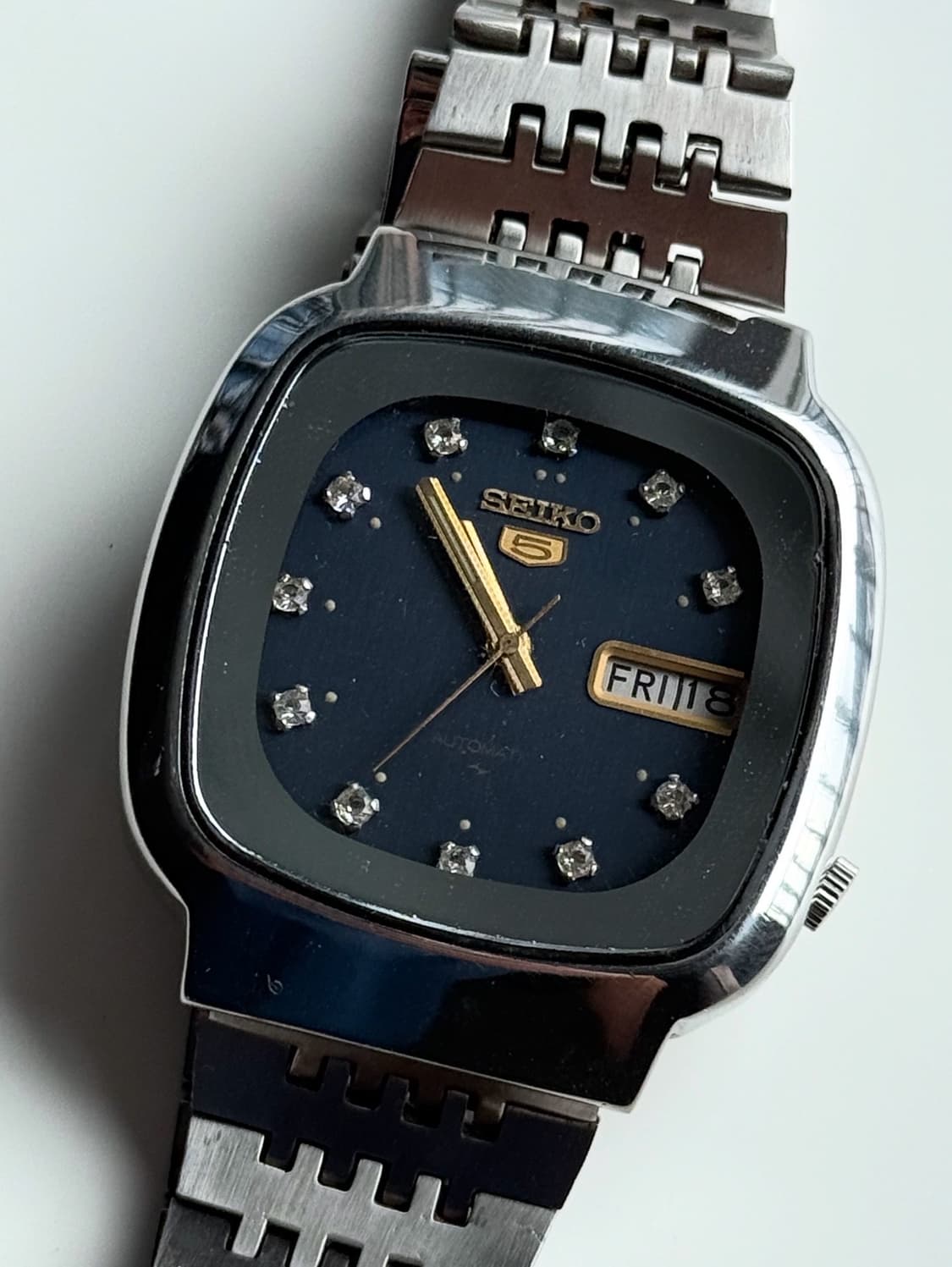 90s Seiko5 Autmatic Vintage Metal Watch 상품이미지2