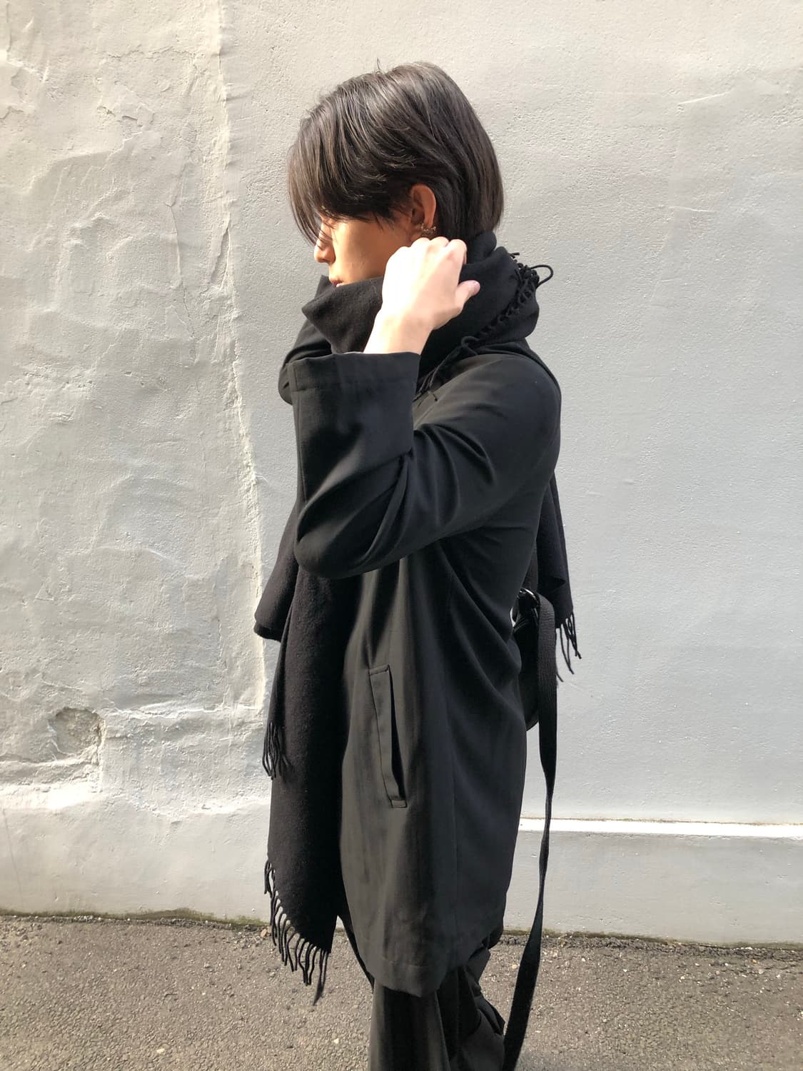 이탈리아 램스 울 100% 오버 스카프 상품이미지4