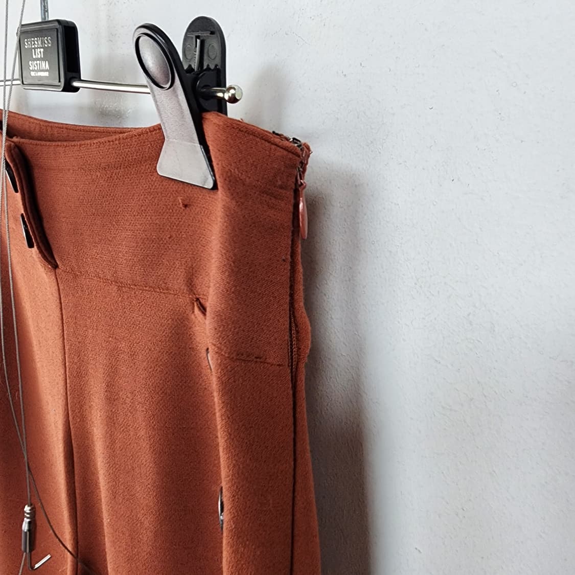 미샤 버튼 디테일 와이드 팬츠 상품이미지4