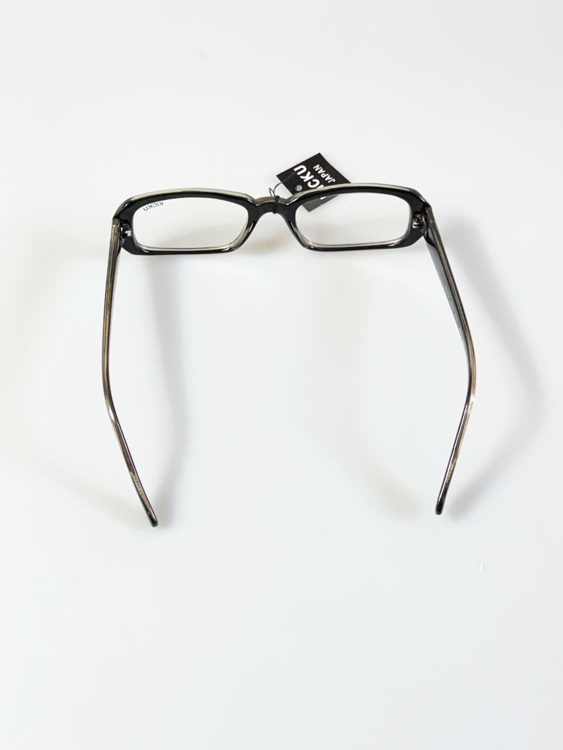 90s KICKU JAPAN 뿔테 셀룰로이드 스퀘어 빈티지 안경 상품이미지5