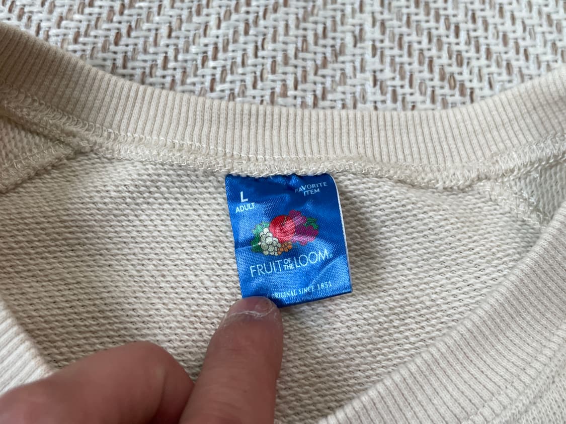 스누피 x 푸르츠오브더룸 래글런 반팔티셔츠  J03190 상품이미지3
