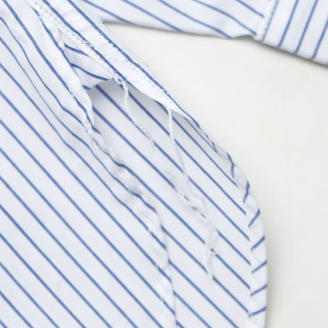 pencil stripe regular collar shirt  상품이미지3