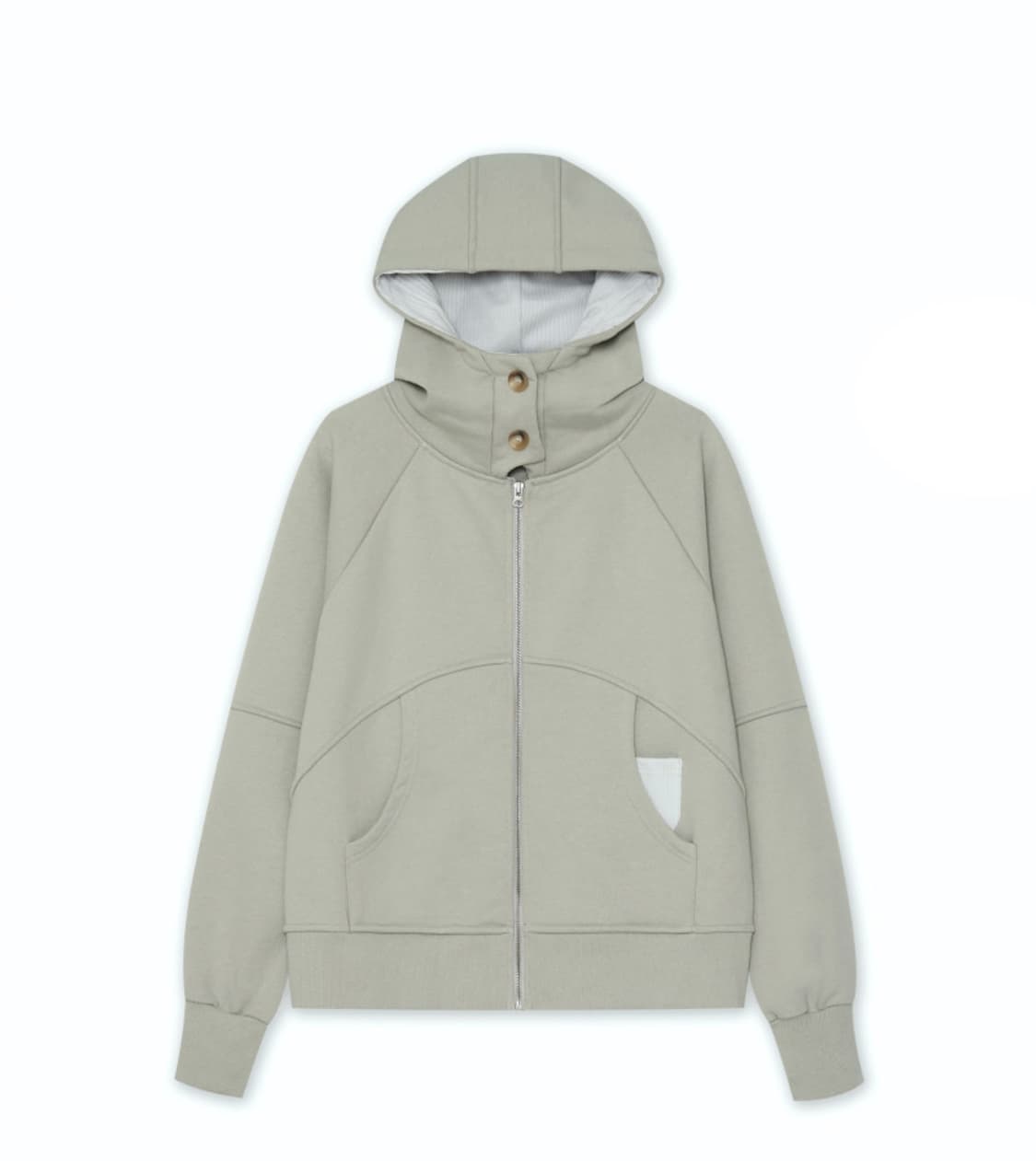 Babyrab egg shell hoodie sage green 상품이미지1