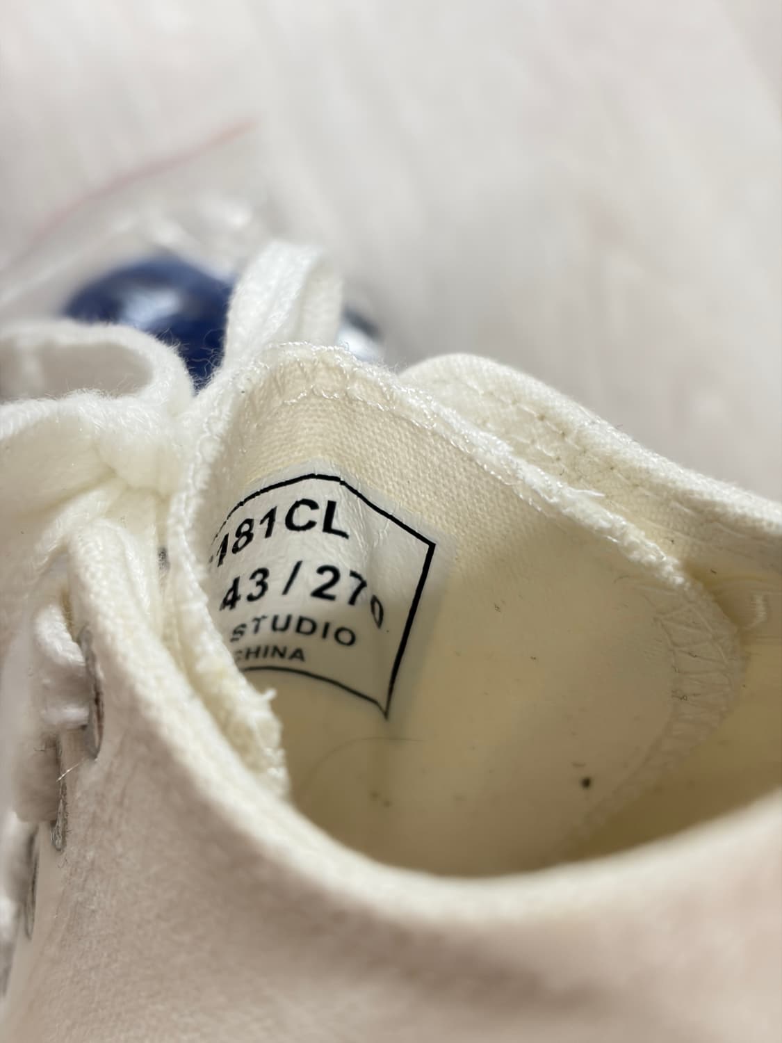 (새상품) 펠라스스튜디오 스니커즈 블루 270 상품이미지4