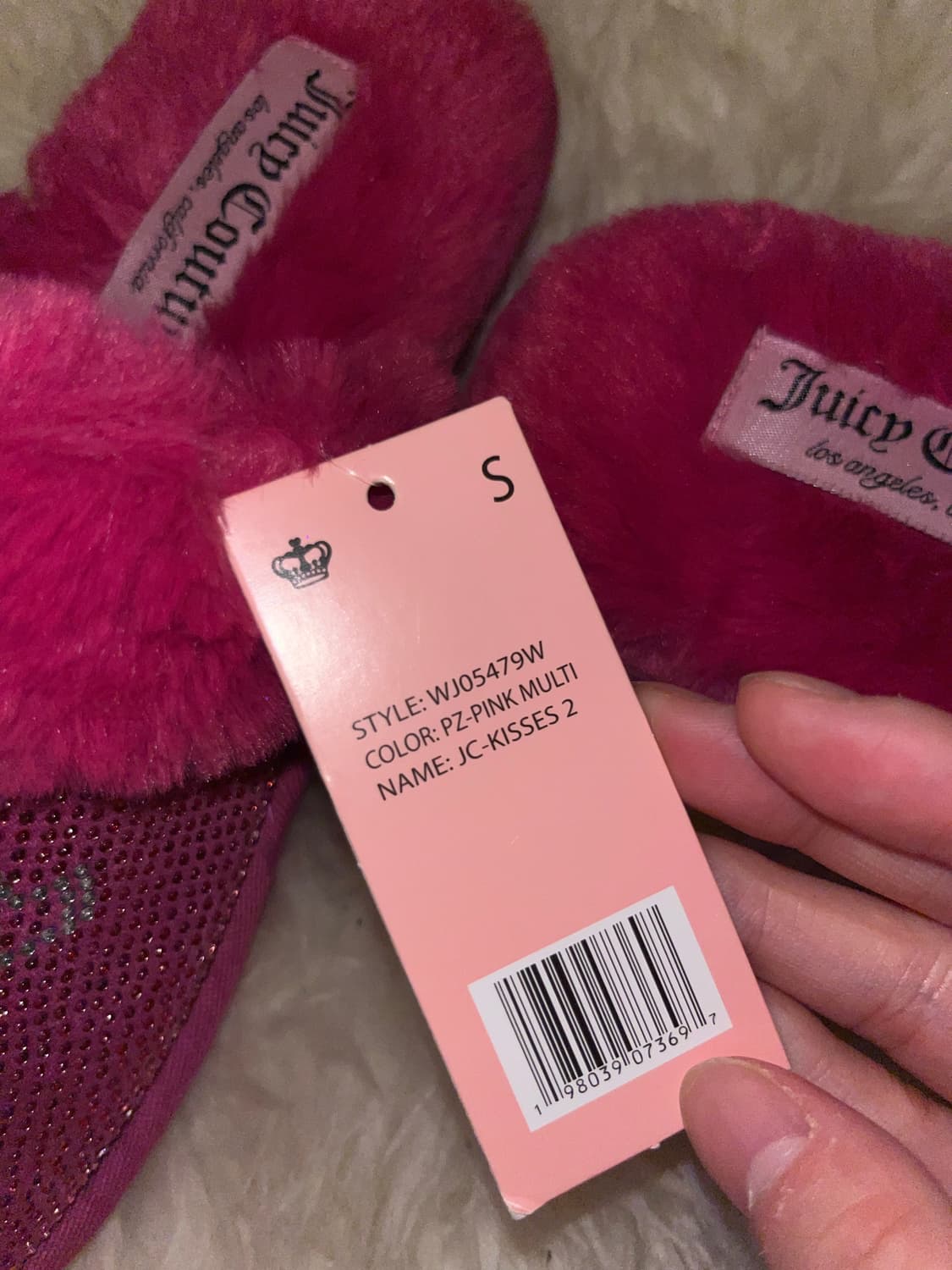 Juicy Couture Pink Slippers 상품이미지5