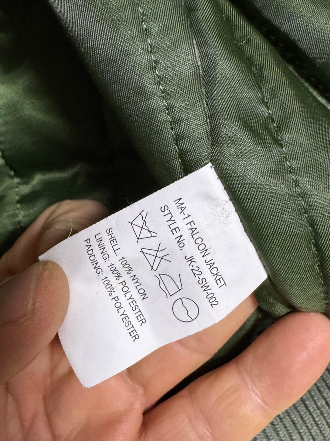 XTONZ MA-1 Falcon 항공 봄버 자켓 상품이미지5