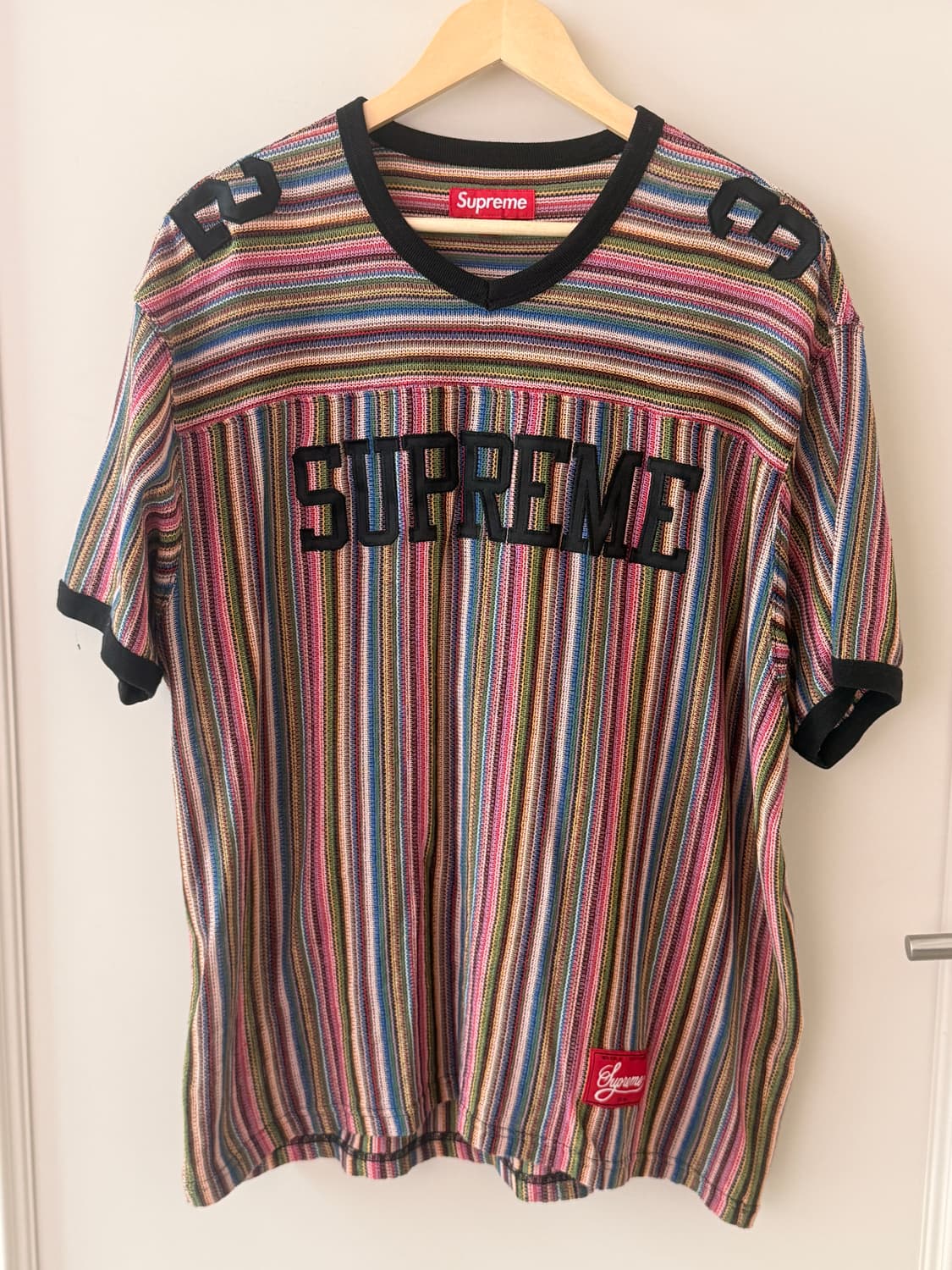 슈프림(Supreme) 오픈 니트 풋볼탑 멀티컬러 상품이미지1
