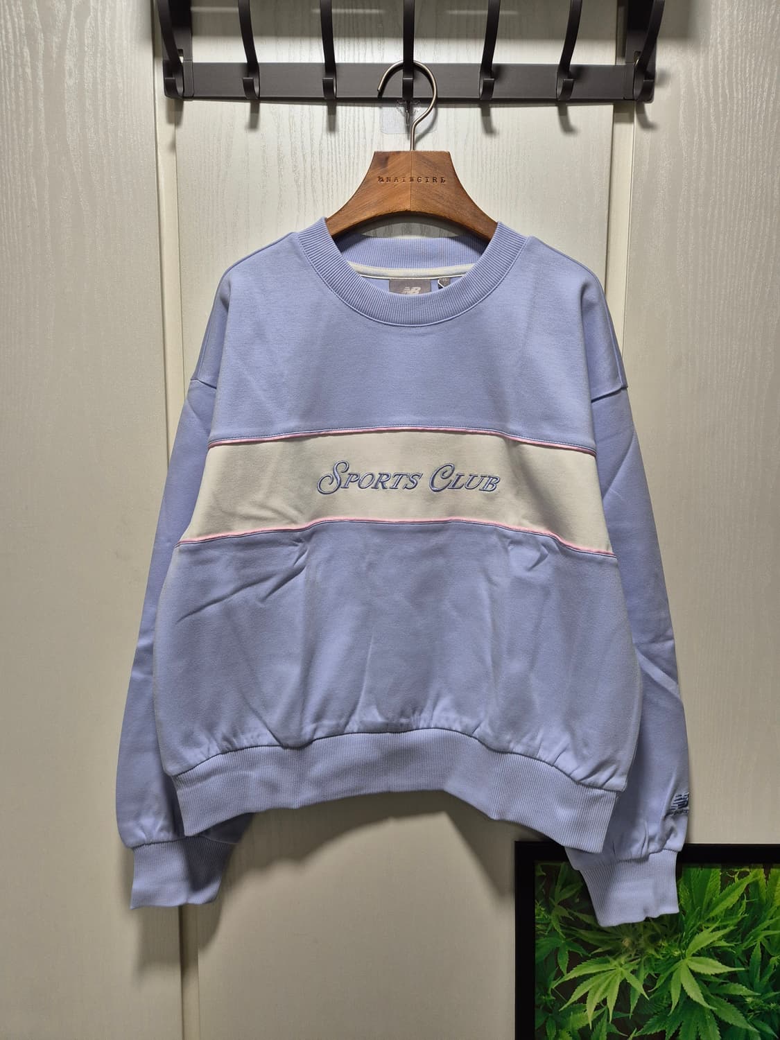 뉴발란스 Sports Club 맨투맨 라벤더 상품이미지1