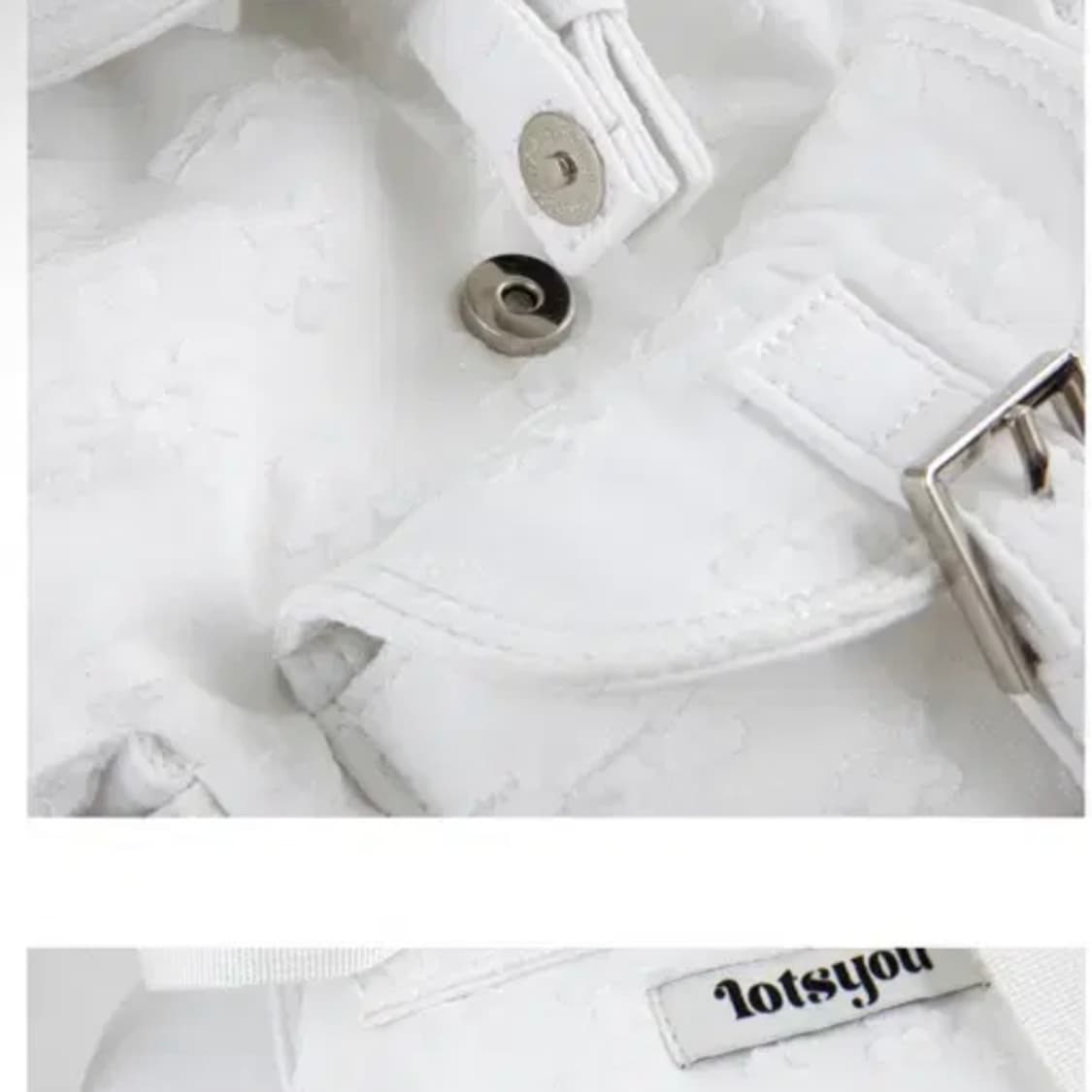 라츠유 노스텔지아 츄비 백팩 화이트 상품이미지4