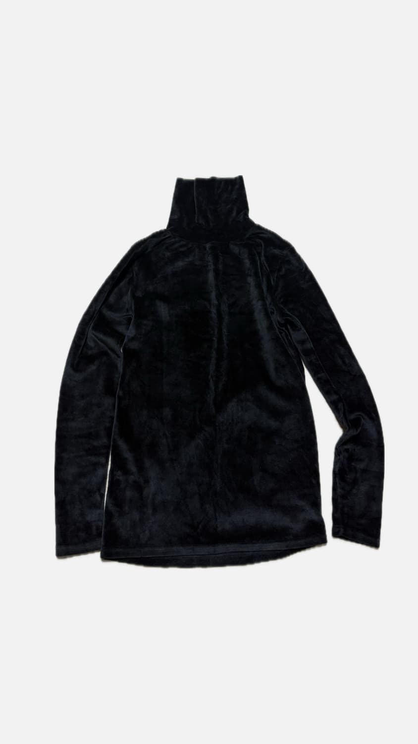 벨벳 목 폴라 티셔츠 상품이미지1