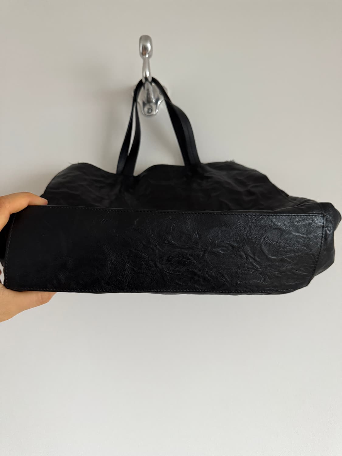 Pre owned 레더 토트백 상품이미지5