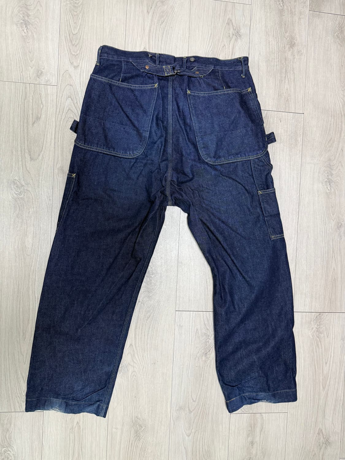 캐피탈 11.5온즈 데님 럼버 팬츠 인디고 4사이즈 상품이미지5