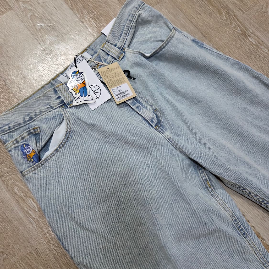 폴라스케이트 93데님 sky blue 34/32 택포 상품이미지1