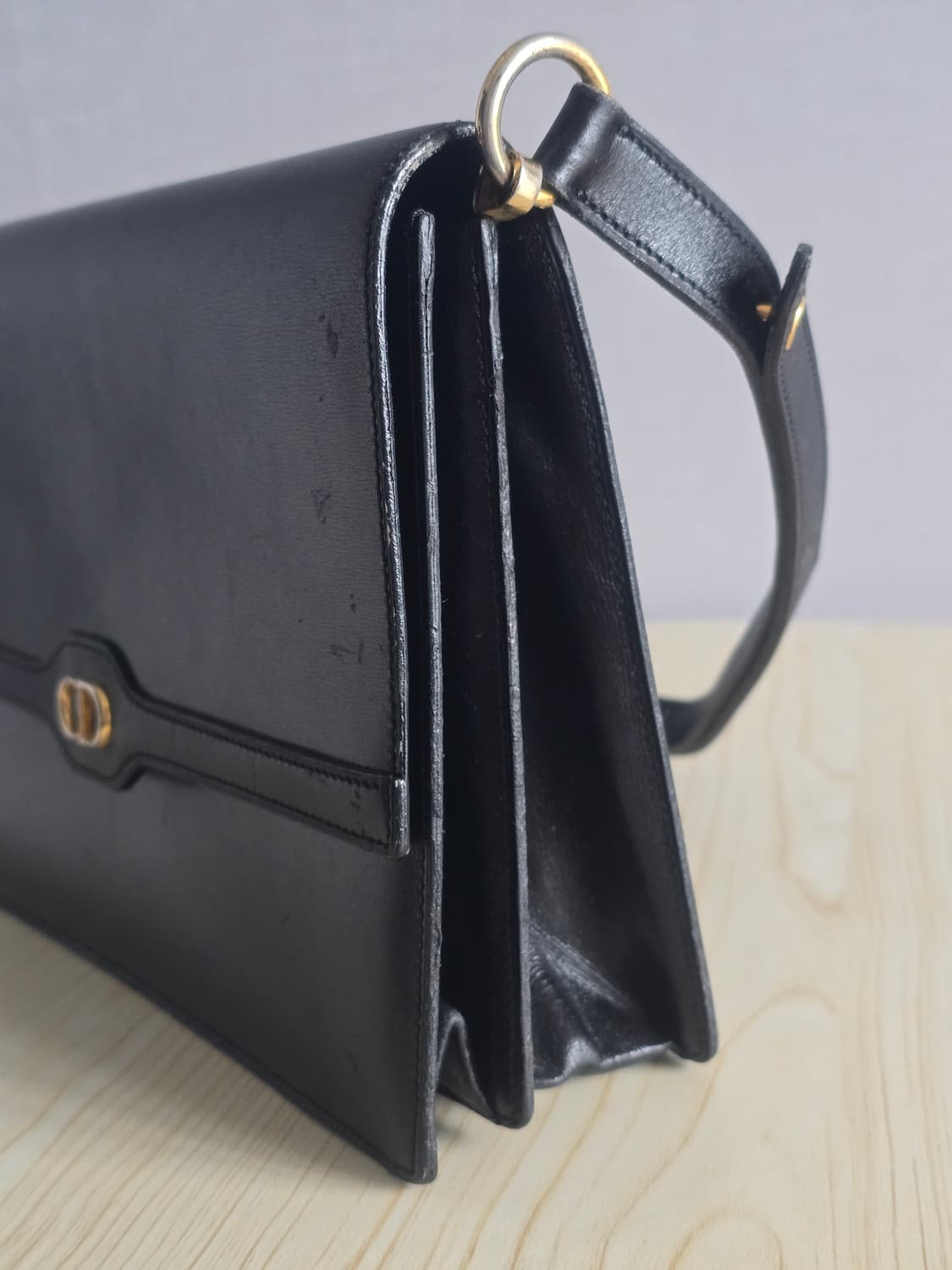 크리스찬 디올 몽테뉴 빈티지 크로스백 블랙 상품이미지5