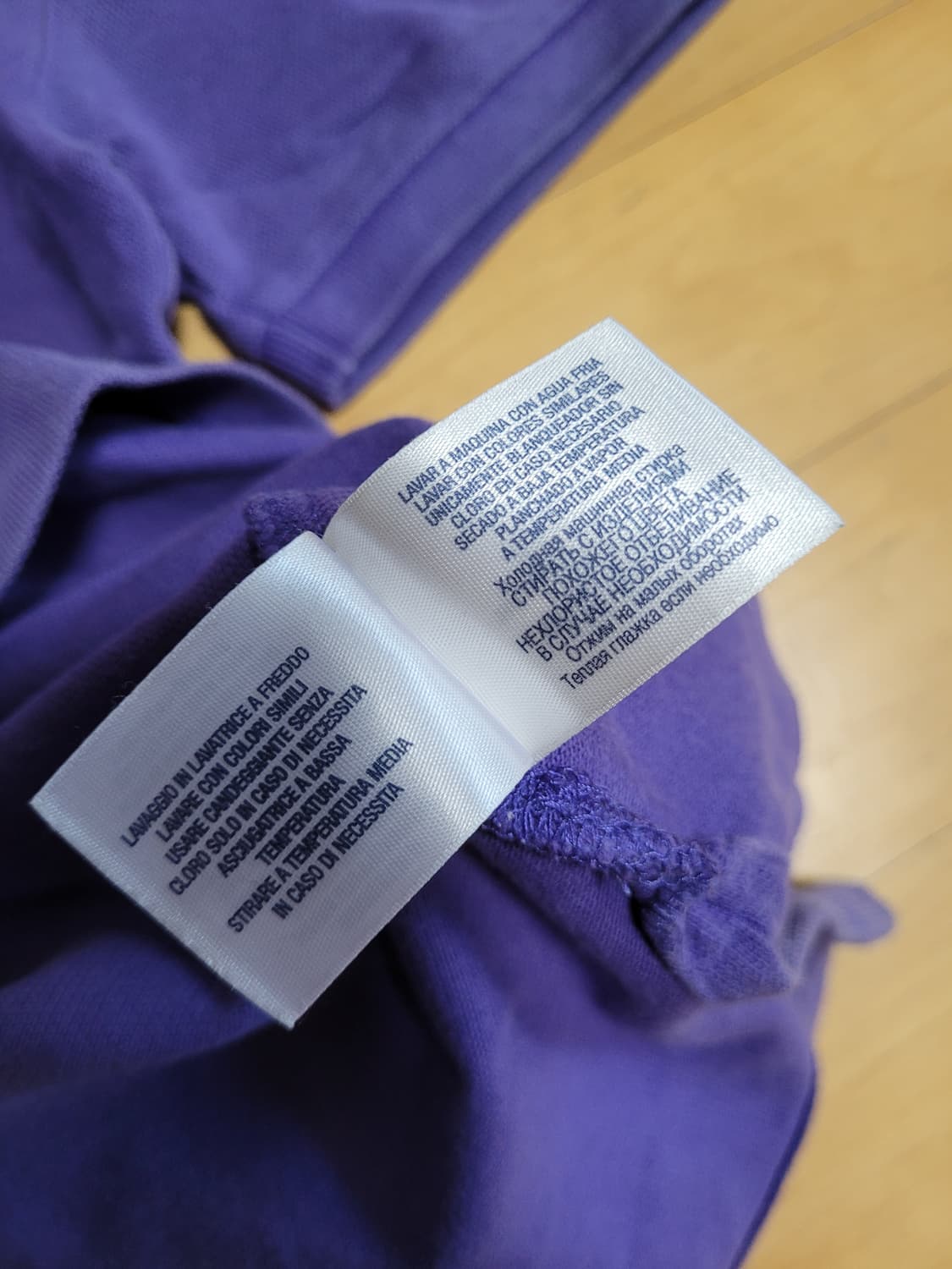 정품 폴로 랄프로렌 퍼플 반팔 카라티 상품이미지4