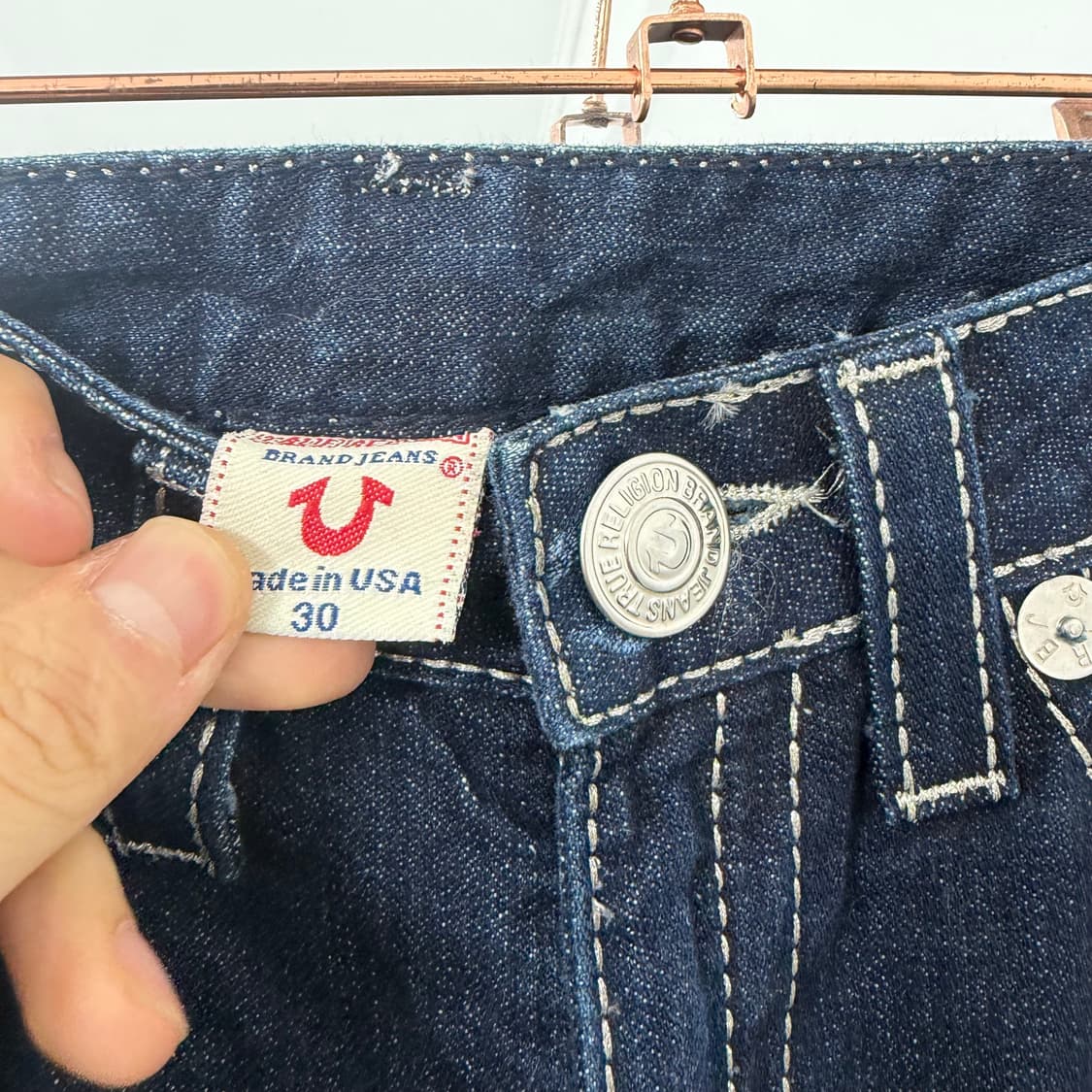 트루릴리전 부츠컷 데님 팬츠 상품이미지8