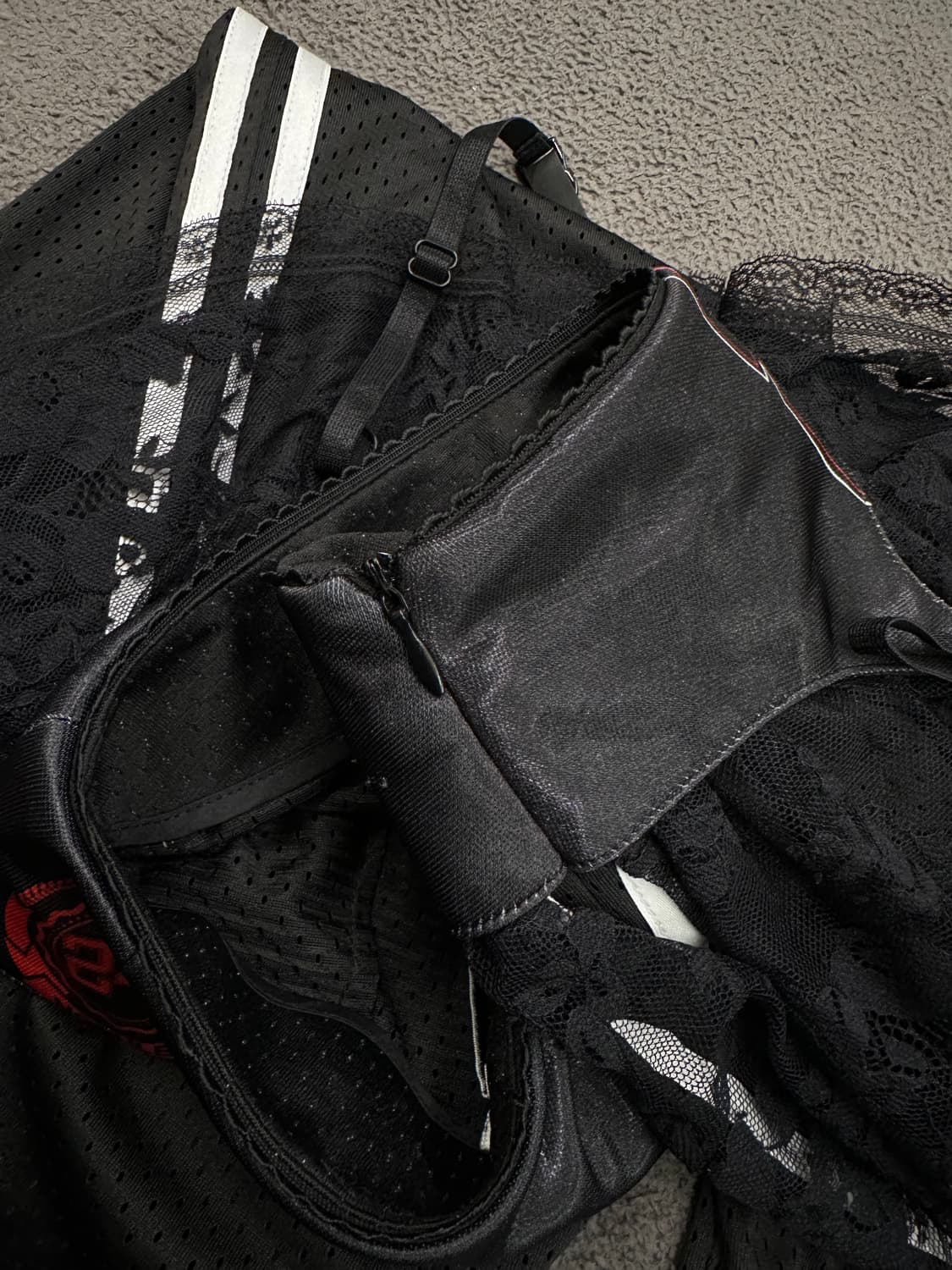 24ans 스커트 탑 레이어드 트랙팬츠 처분  상품이미지5