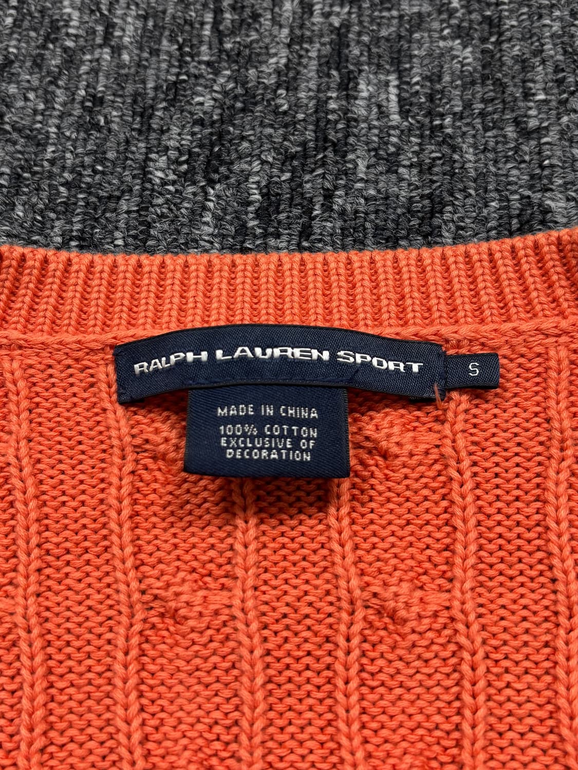 폴로 꽈배기 코튼 니트 가디건 상품이미지5