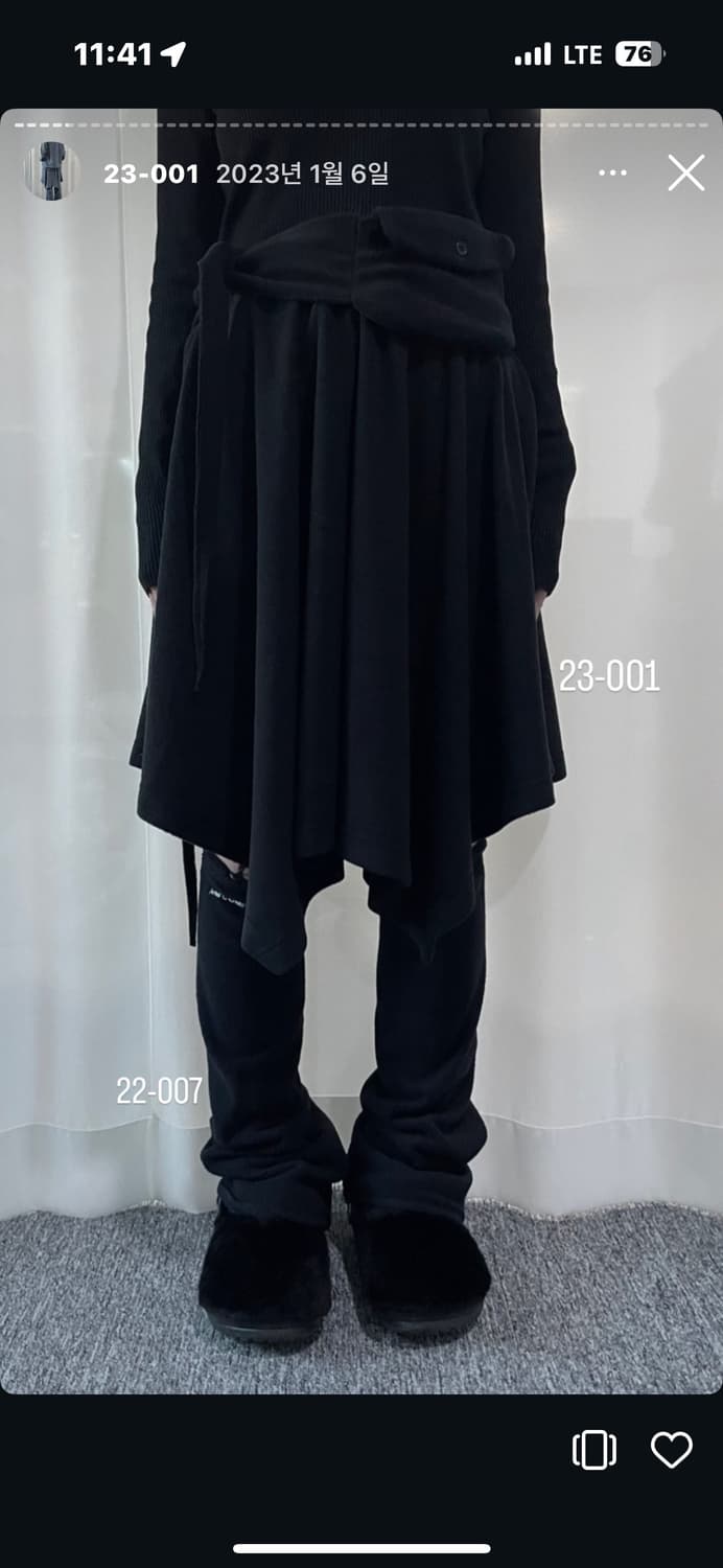 지초이 컴포트 23-001 플리스 후리스 웨이스트백 상품이미지3