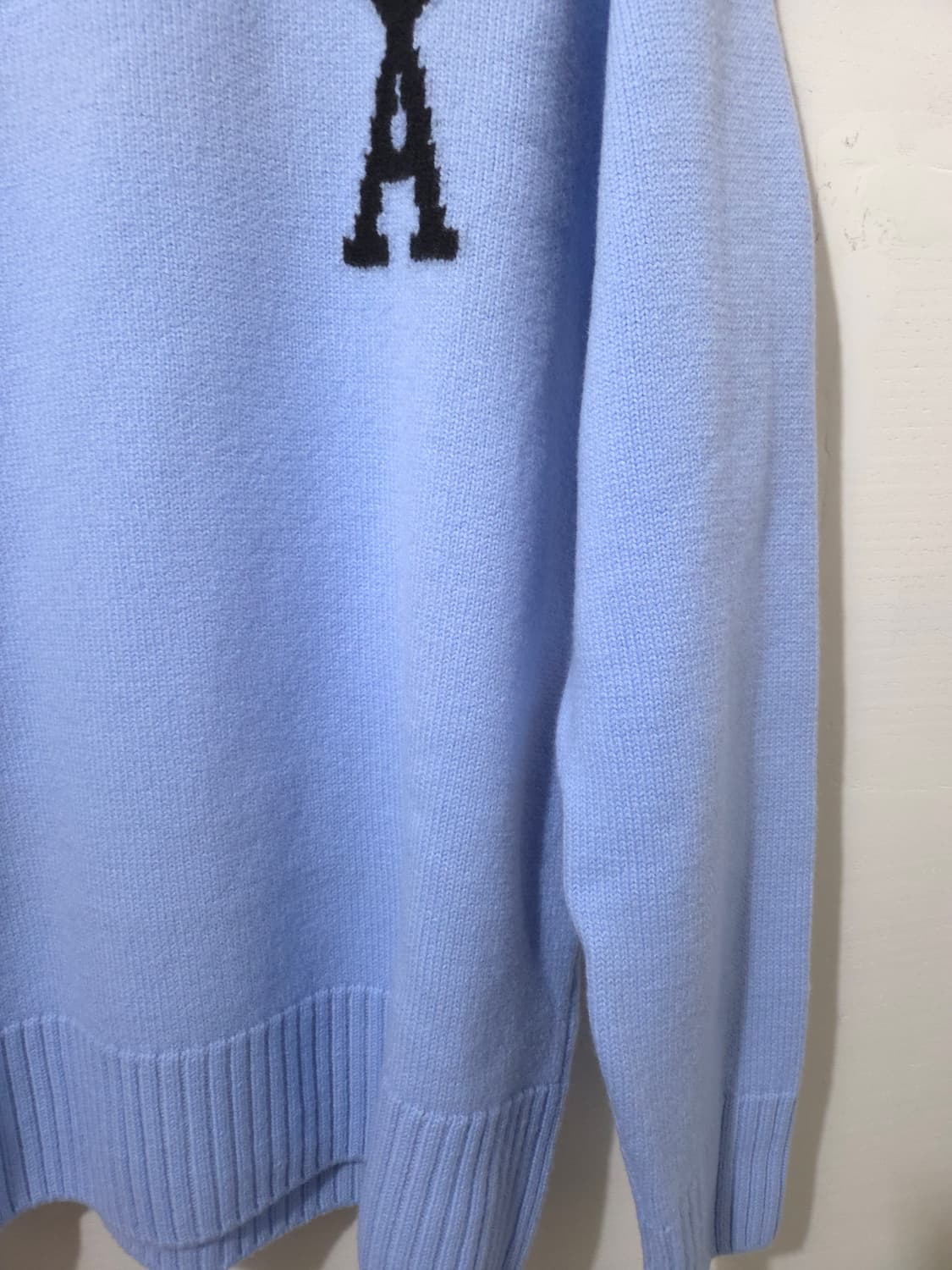 [새상품급] 아미 인타르시아 빅로고 하트 스웨터 니트 L Size 상품이미지6