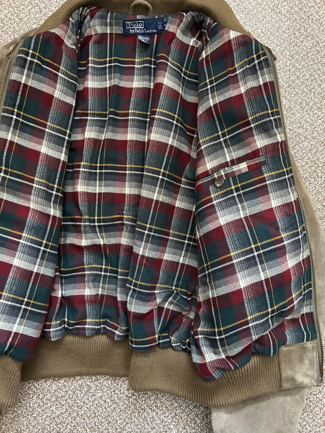 폴로 스웨이드 바라쿠타 러프아웃 자켓 상품이미지4