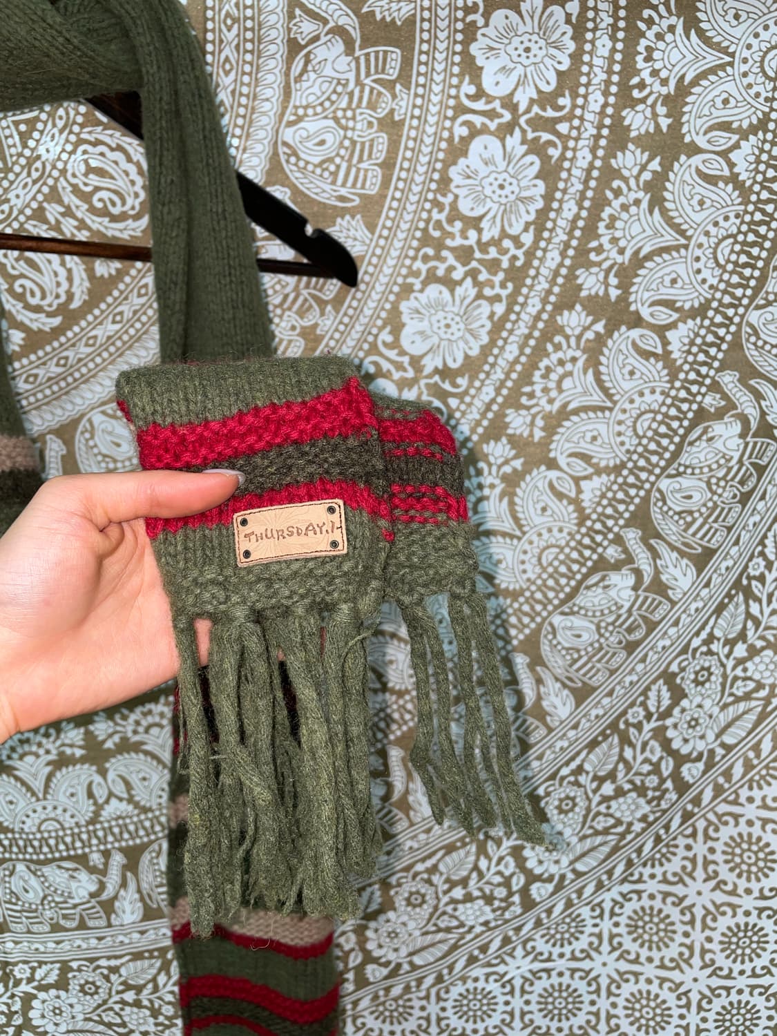 썰스데이아일랜드 에스닉 스트라이프 머플러 목도리  상품이미지6