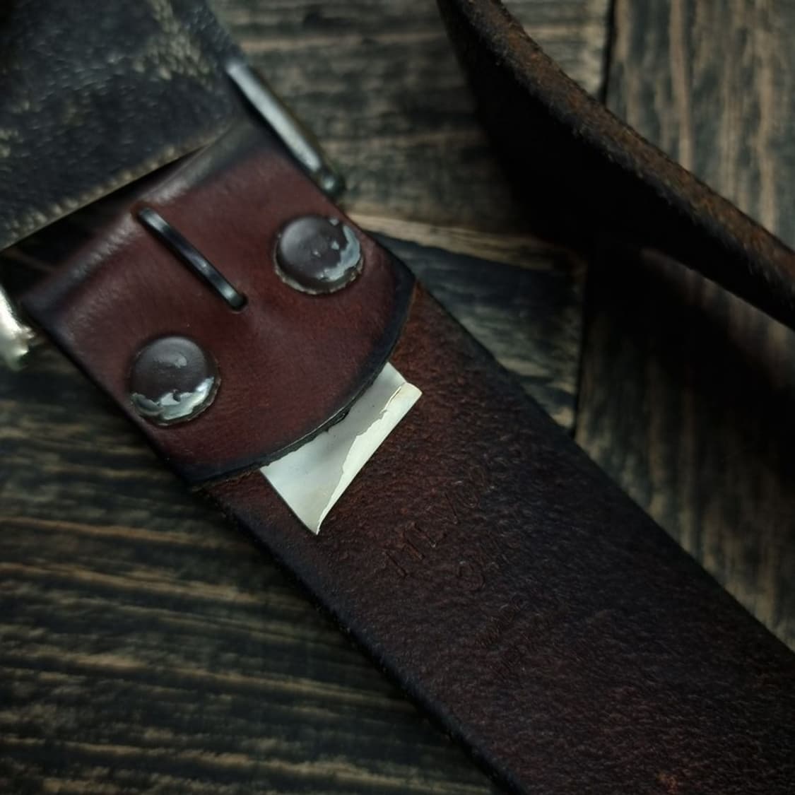 [리바이스] 리얼 카우 레더 빅로고 버클 소가죽 벨트 M18954 상품이미지5