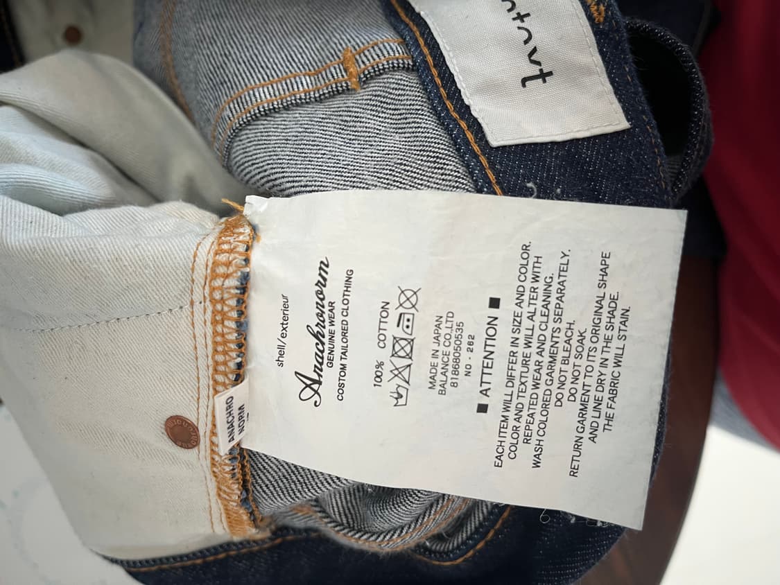 Anacronorm draping straight pants 34 상품이미지7