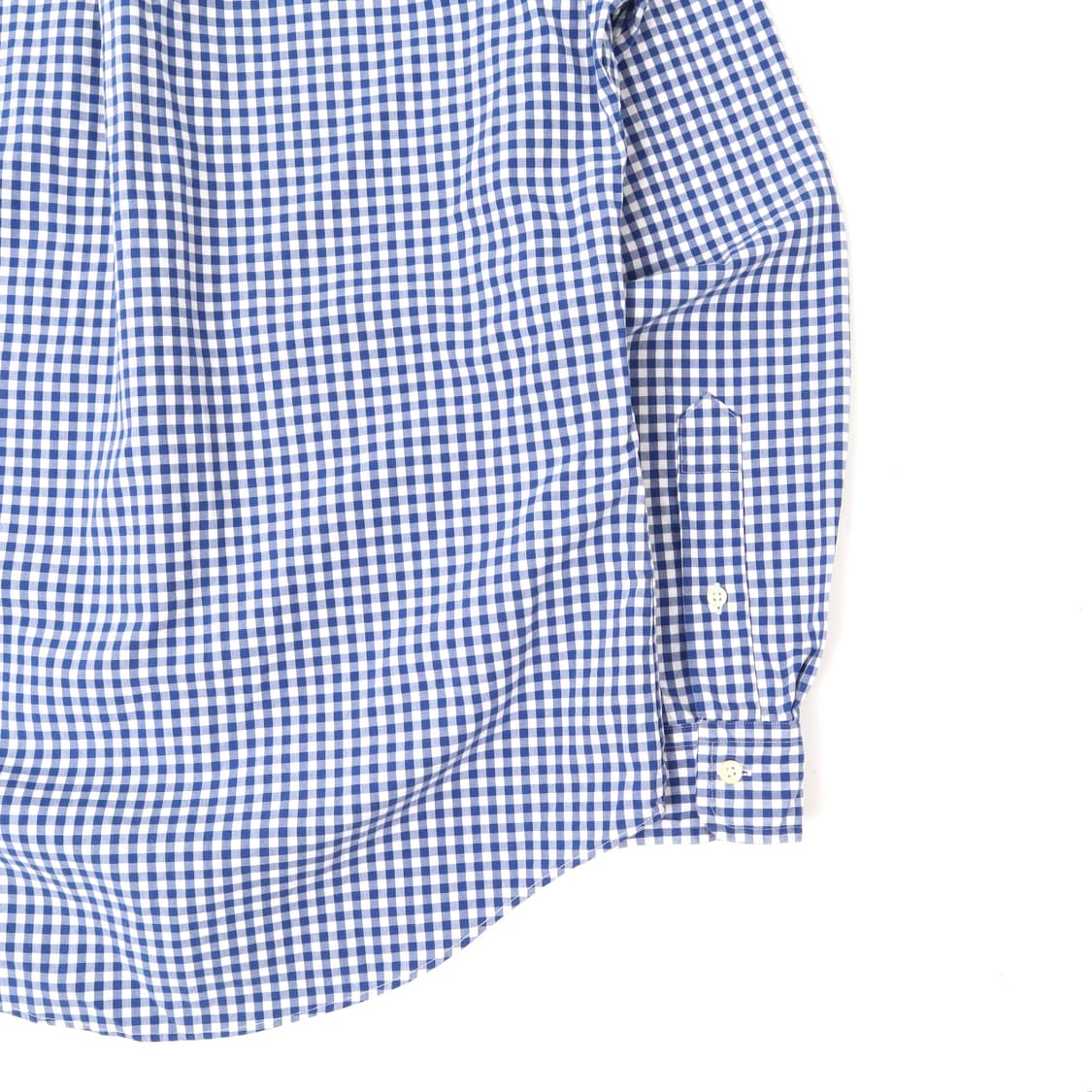폴로 랄프로렌 블루 깅엄 체크 클래식핏 셔츠 상품이미지7