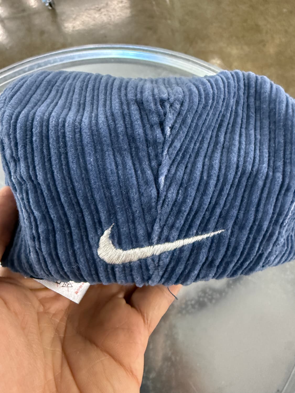 90년대 나이키 코듀로이 헌팅캡 S/M 블루 상품이미지5