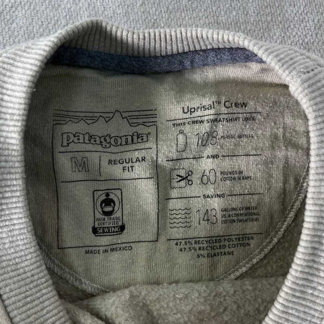 100 파타고니아 피츠로이 베어 맨투맨 상품이미지3