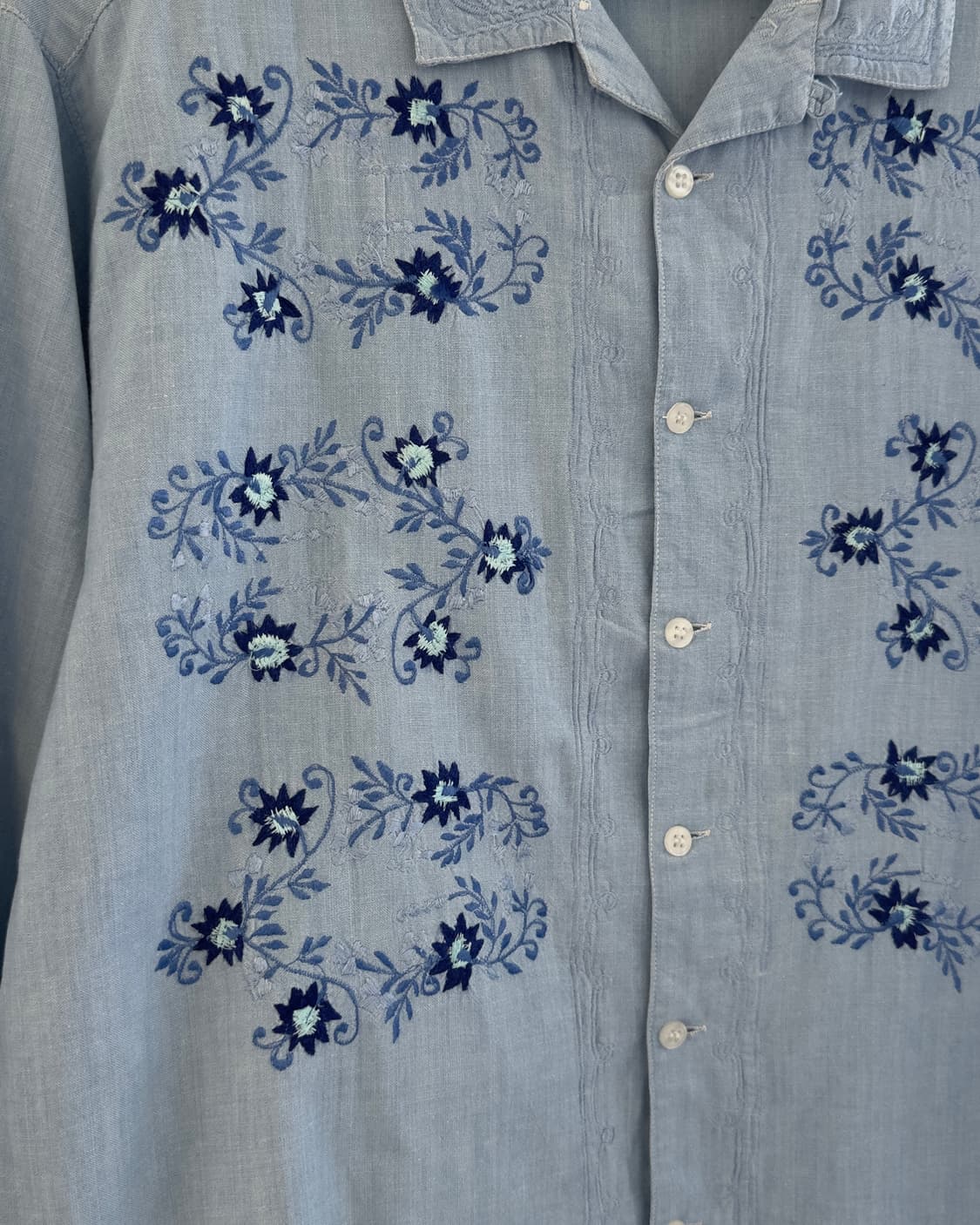 [ST.BARBARA] garden embroidery shirts 상품이미지3