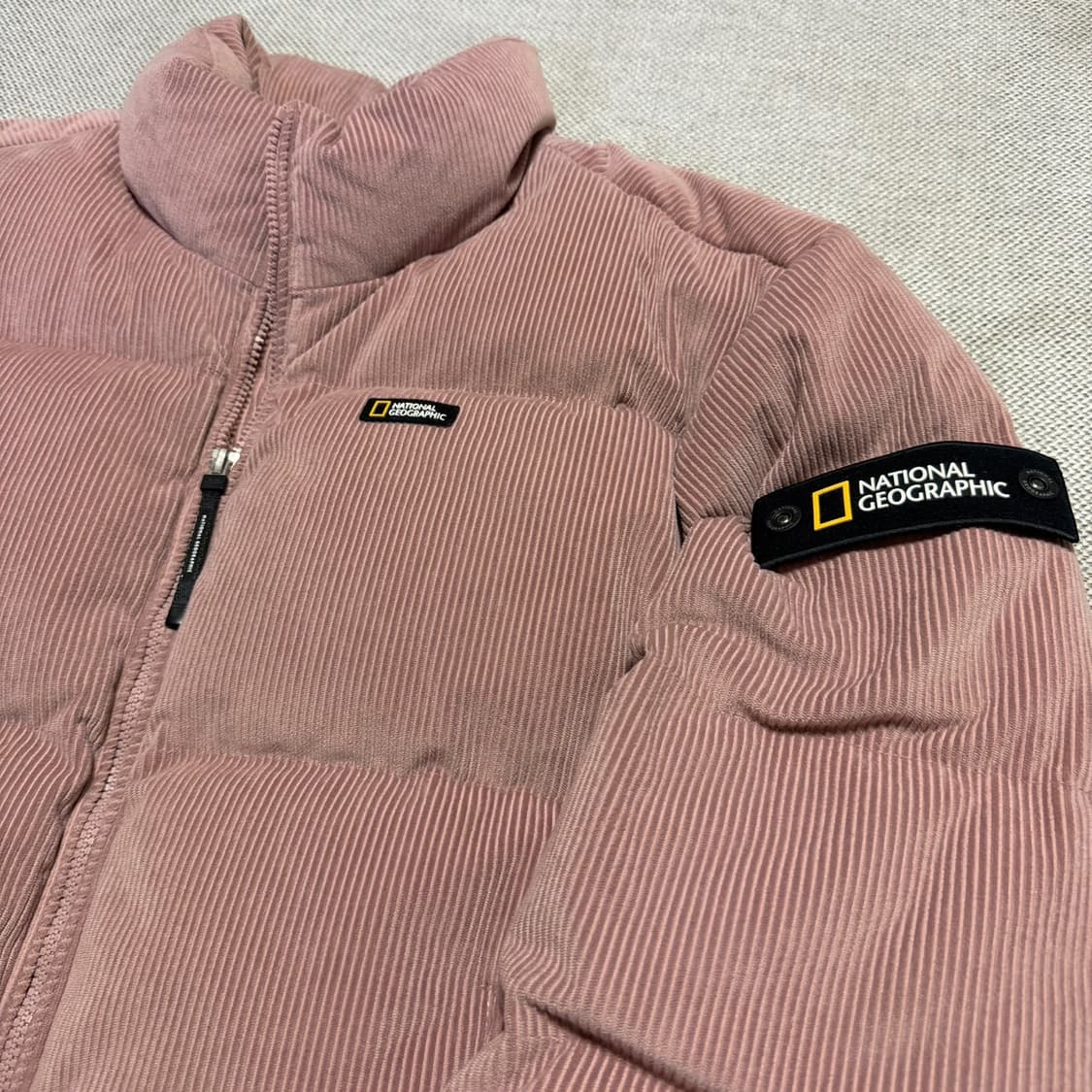 내셔널지오그래픽 코듀로이 숏패딩 상품이미지2