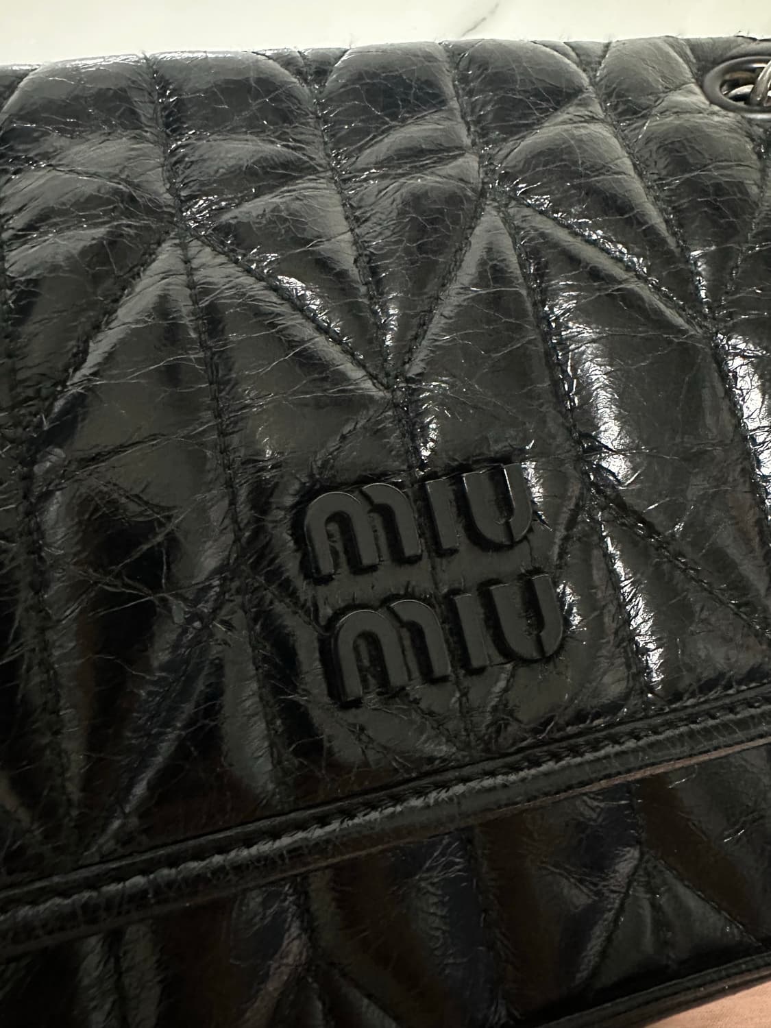 [A+ 정품] 미우미우 마테라쎄 체인 크로스백 상품이미지5