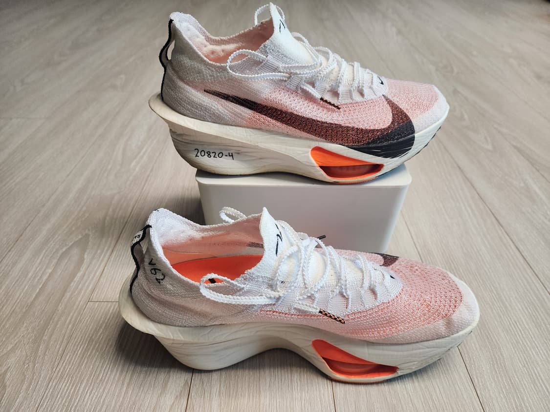 나이키 에어 줌 알파플라이 넥스트3% 프로토 화이트 오렌지 상품이미지8