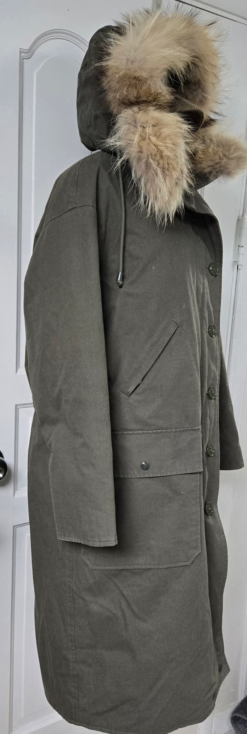 스튜디오 톰보이 라쿤퍼후드 롱야상 상품이미지4