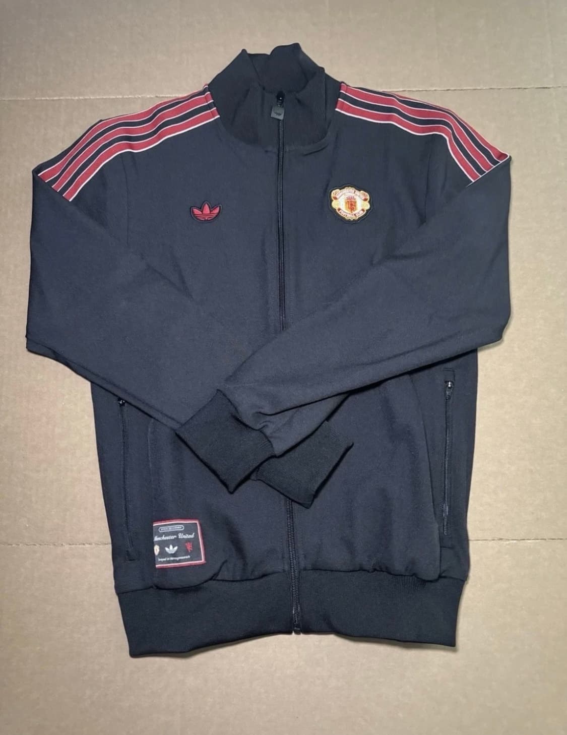 아디다스 맨유 트랙탑 져지 블랙 S 상품이미지1