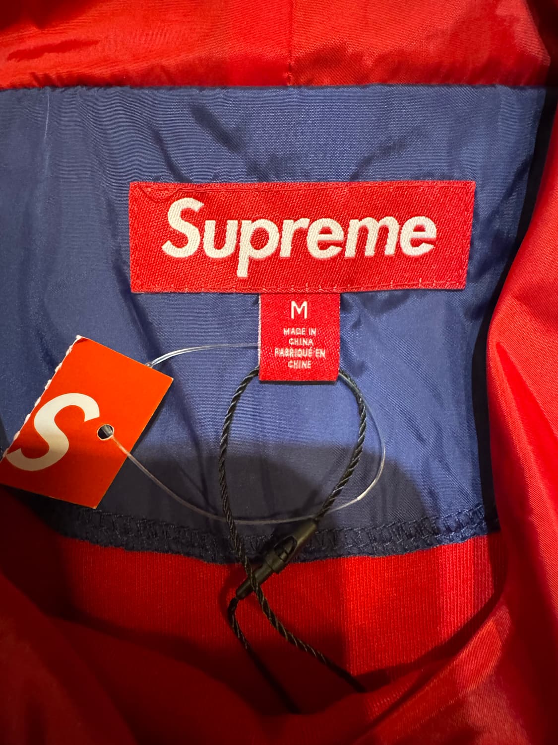 [M] 슈프림 후드 웜업 풀오버 네이비 상품이미지4