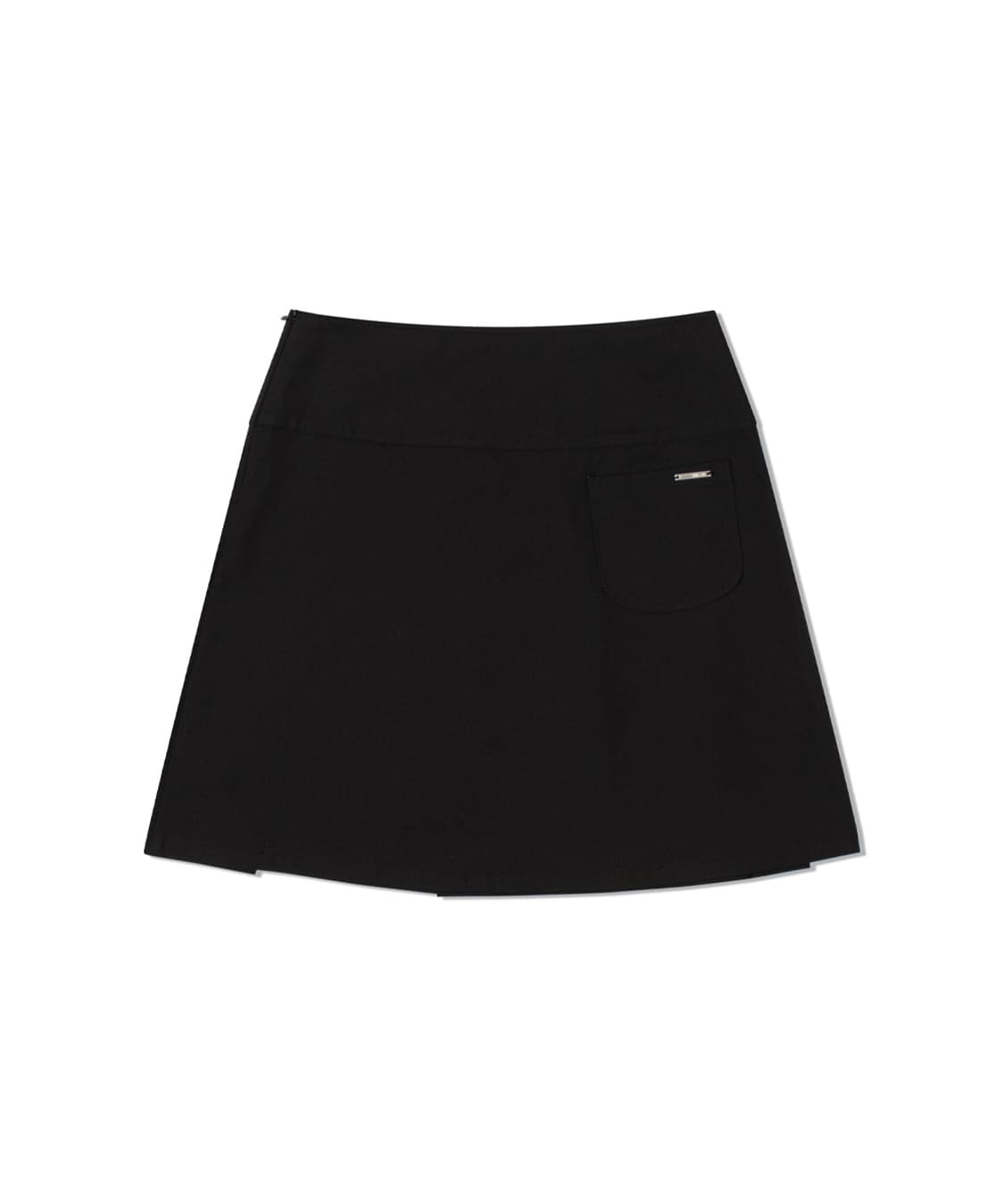 미세키서울 미디 랩 스커트 치마 Midi wrap skirt BLACK 상품이미지3