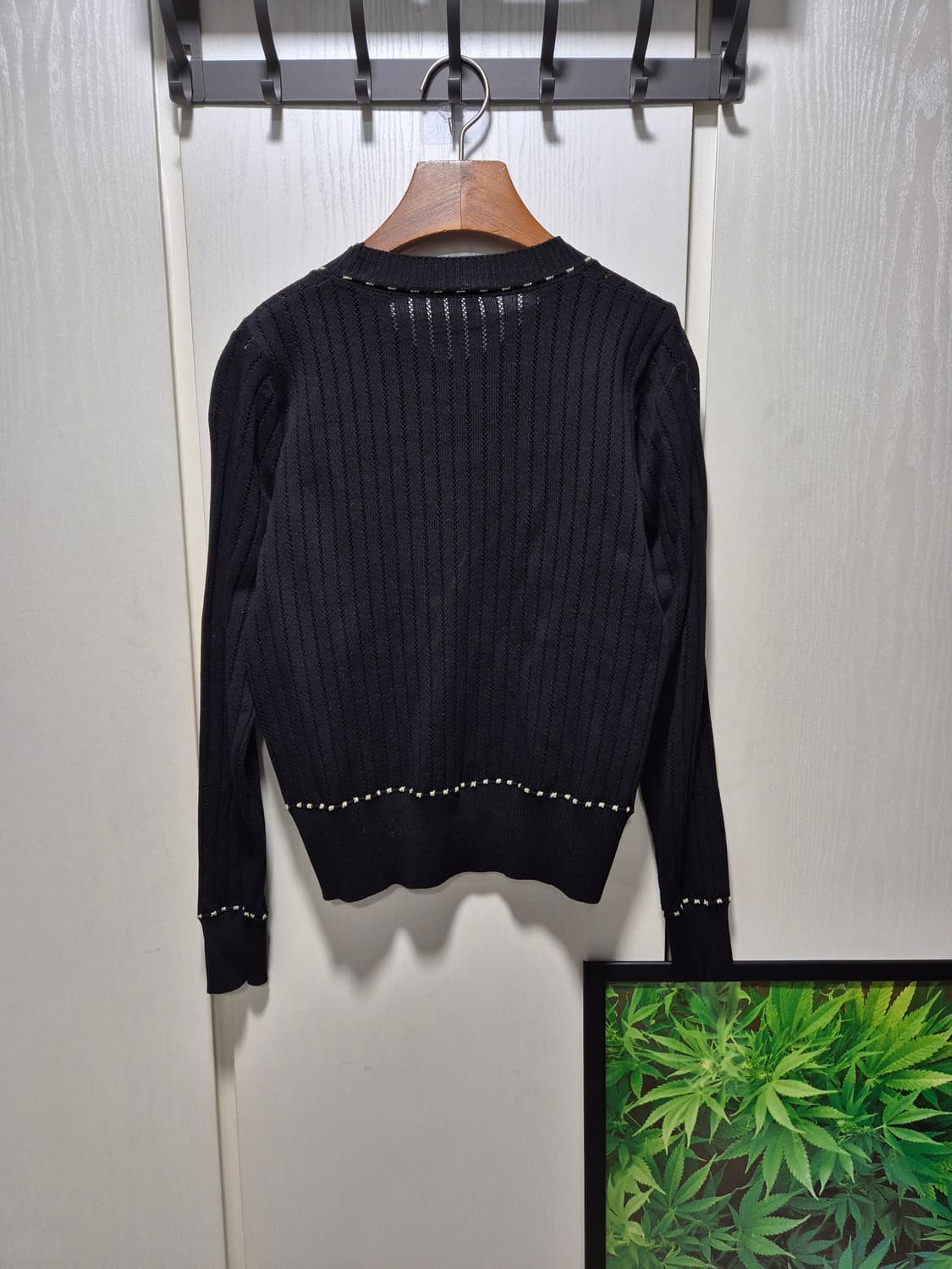 (세일)(새상품)vtg니트 스커트 투피스 세트 블랙 상품이미지8