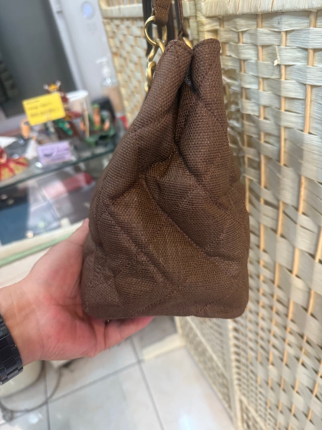 정품 샤넬 패브릭 쇼퍼백 팝니다 상품이미지3