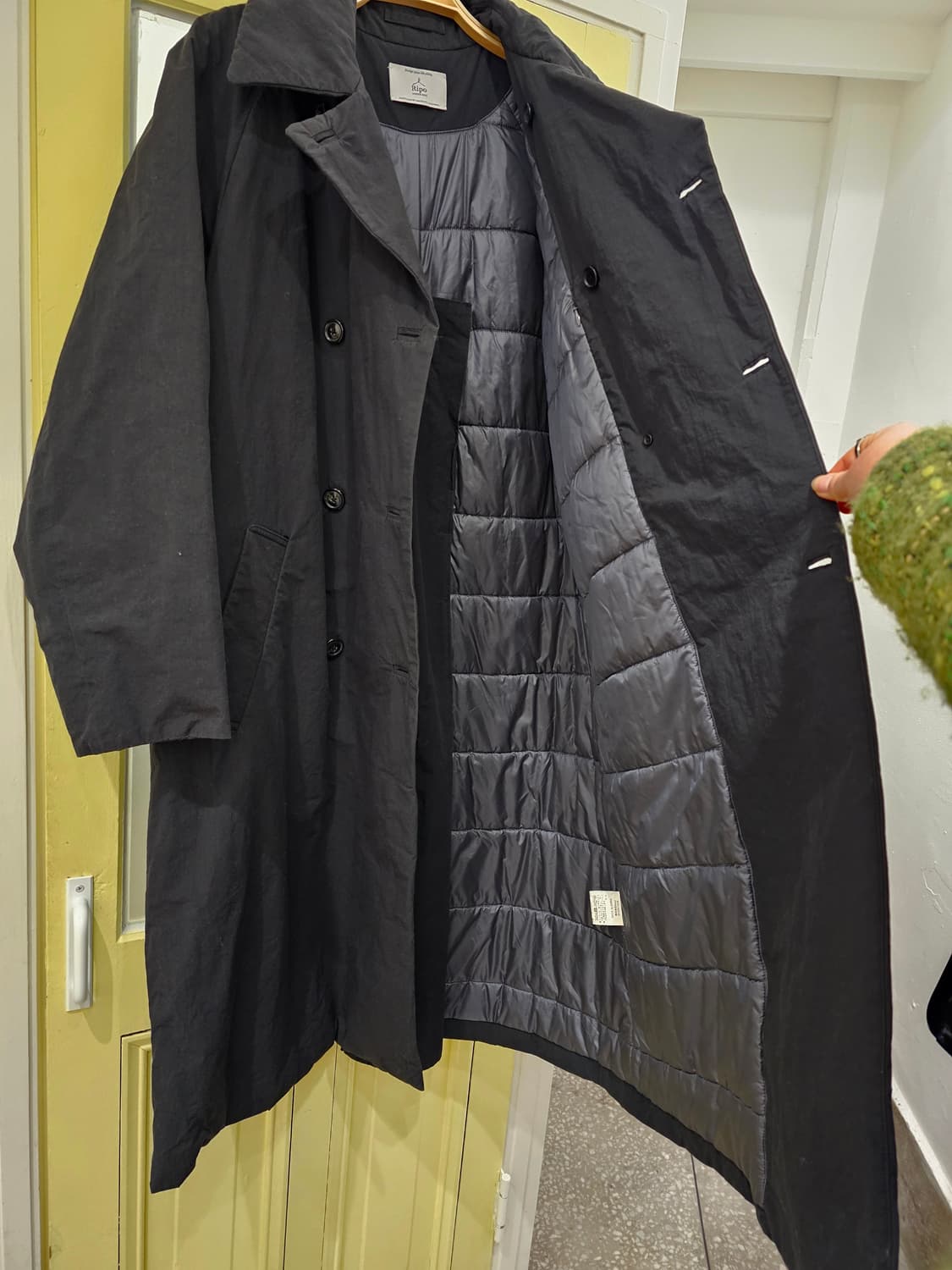 Ripo trenta anni 블랙 더블 패딩코트 상품이미지7