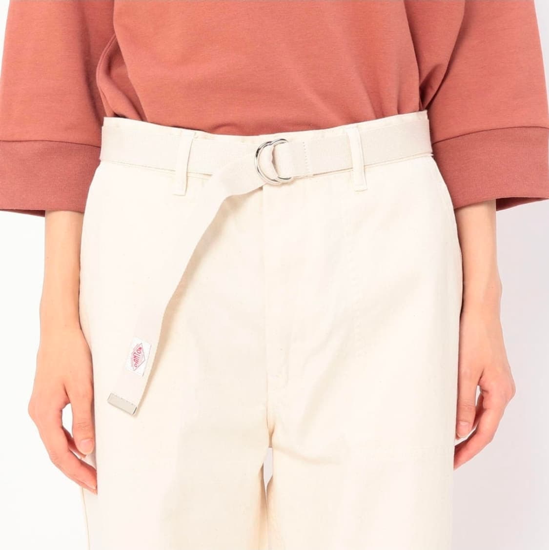 단톤 우먼 벨트 퍼티그 팬츠 34 사이즈 상품이미지3