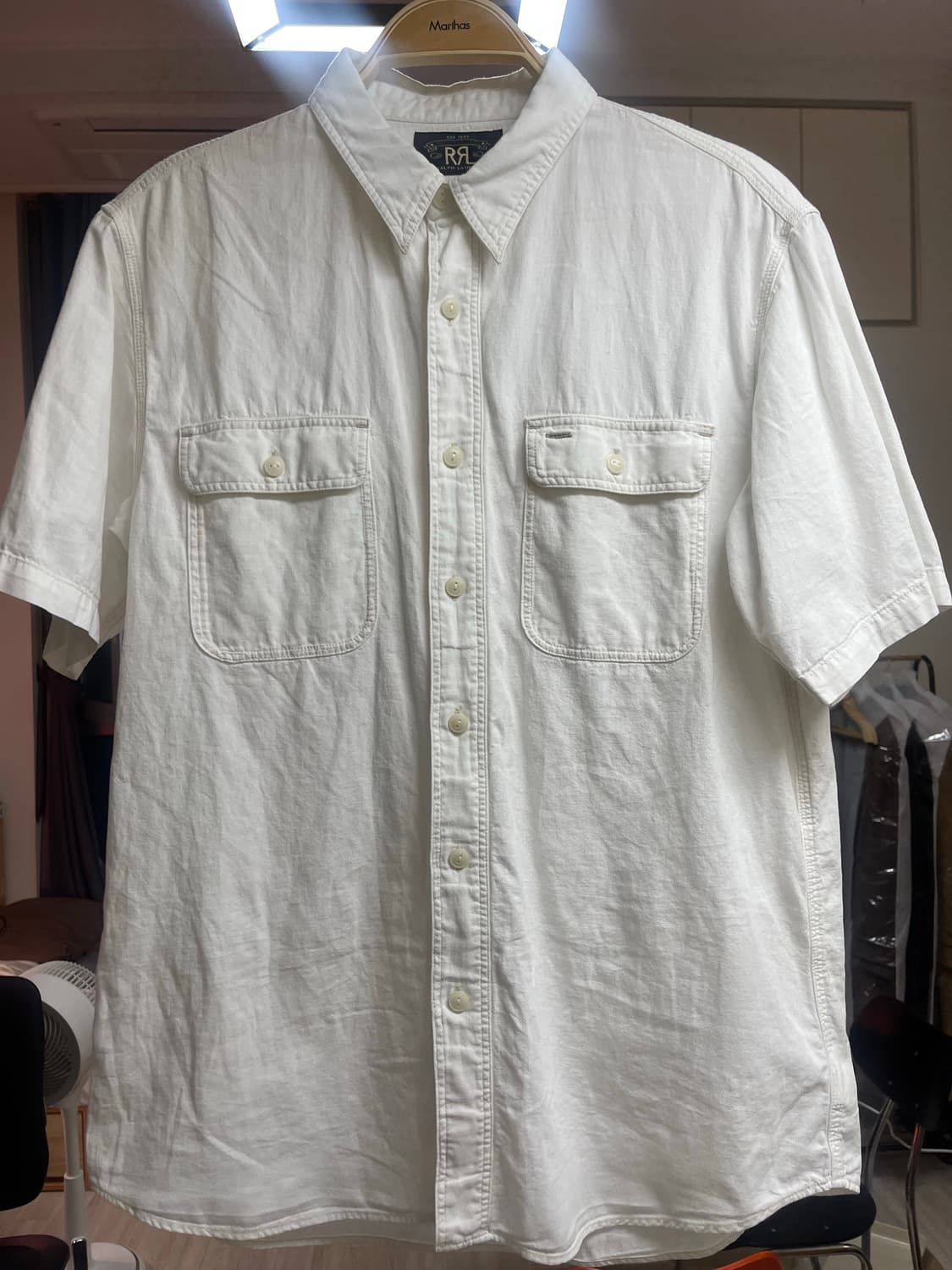 RRL 셀비지 우븐 워크셔츠 M 상품이미지3