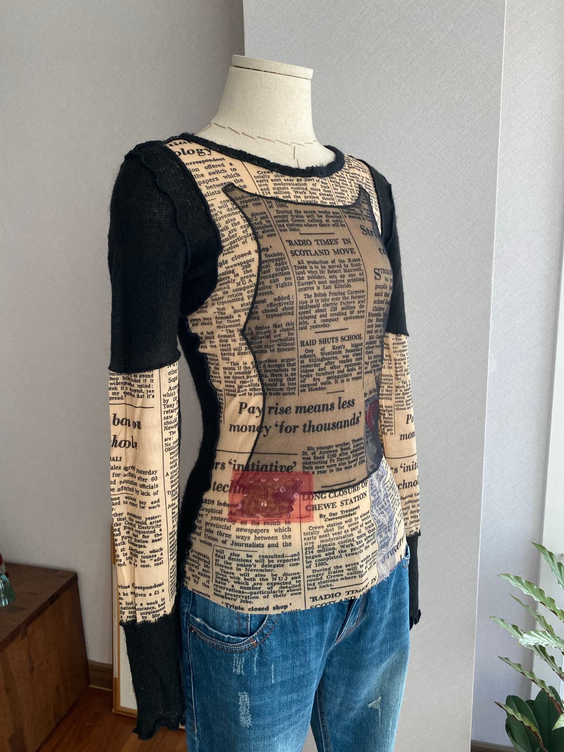 쟝폴고띠에 니트(S) 상품이미지6