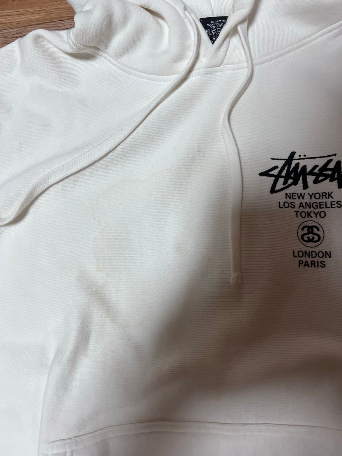 스투시 월드투어 후디 상품이미지4