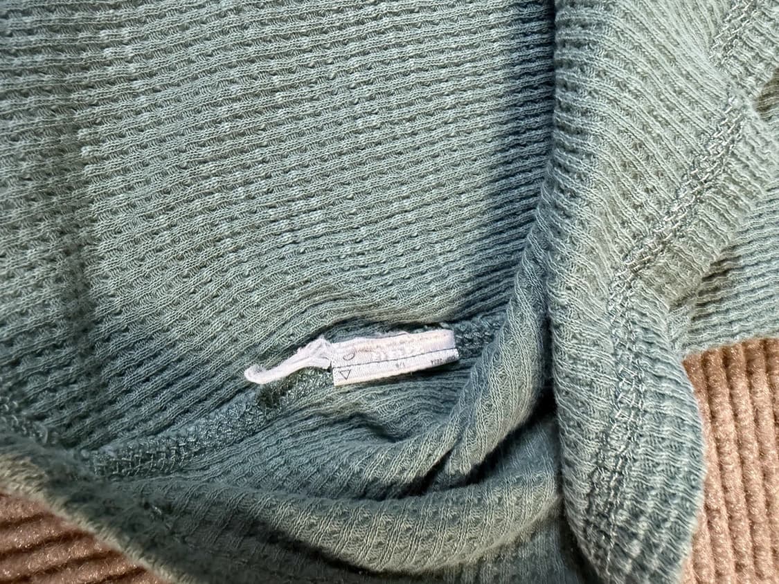 RRL 더블알엘 코튼 와플니트 헨리넥 상품이미지3