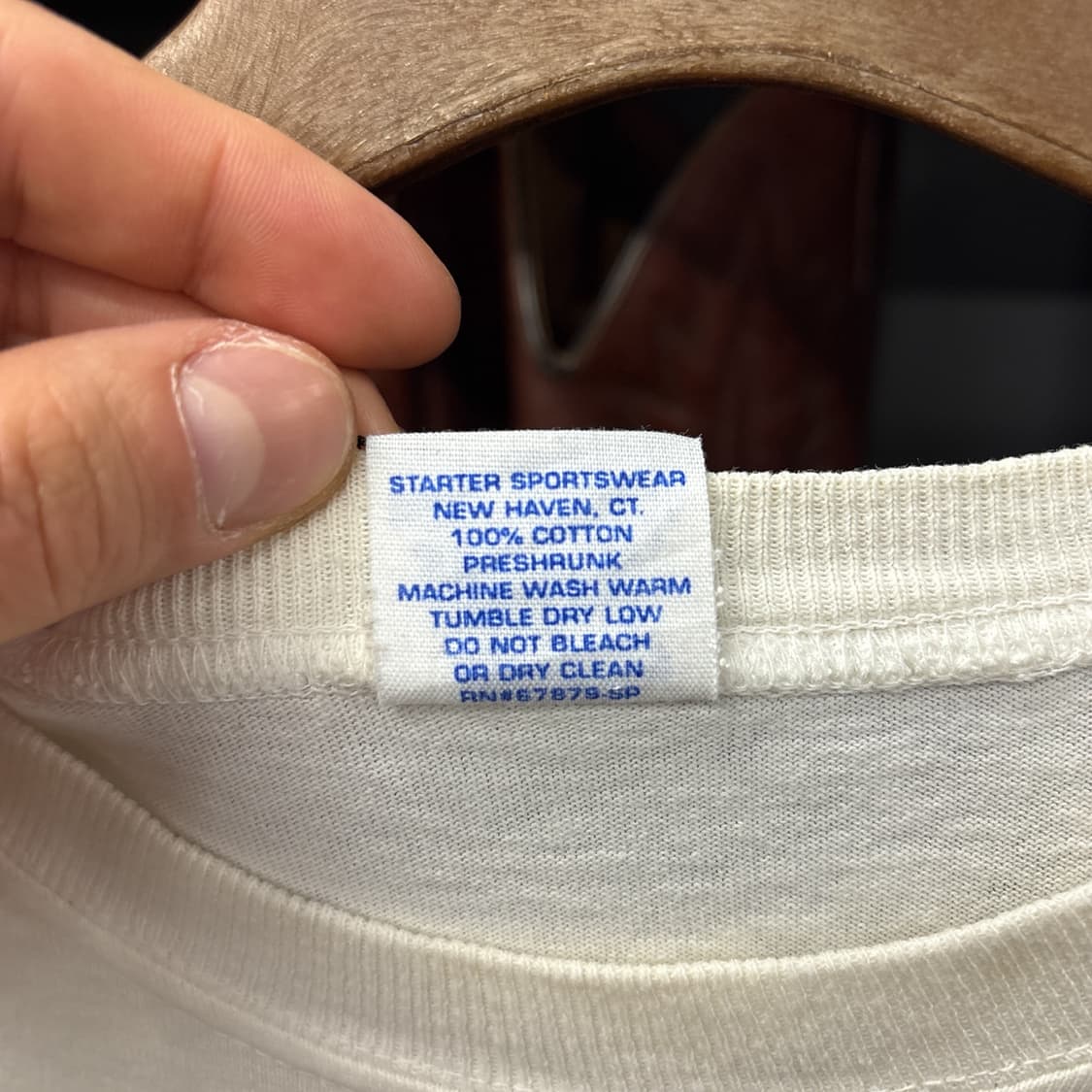 90s 스타터 올드 NBA 시카고불스 엠브로이드 티셔츠 N1206 상품이미지8